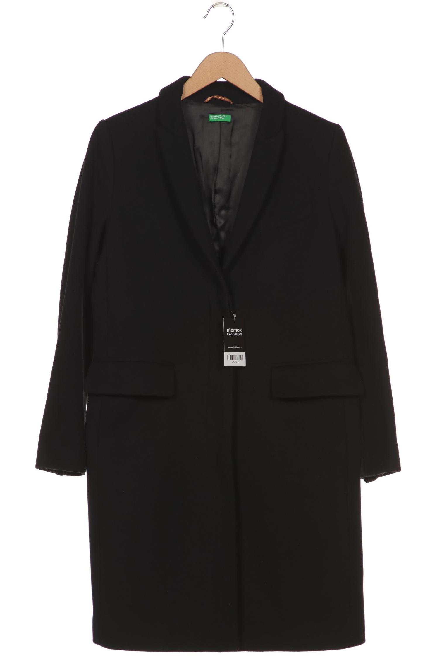 

United Colors OF Benetton Damen Mantel, schwarz, Gr. 38