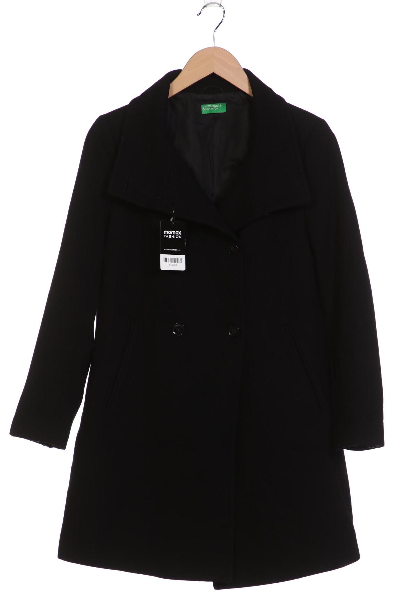 

United Colors OF Benetton Damen Mantel, schwarz, Gr. 36