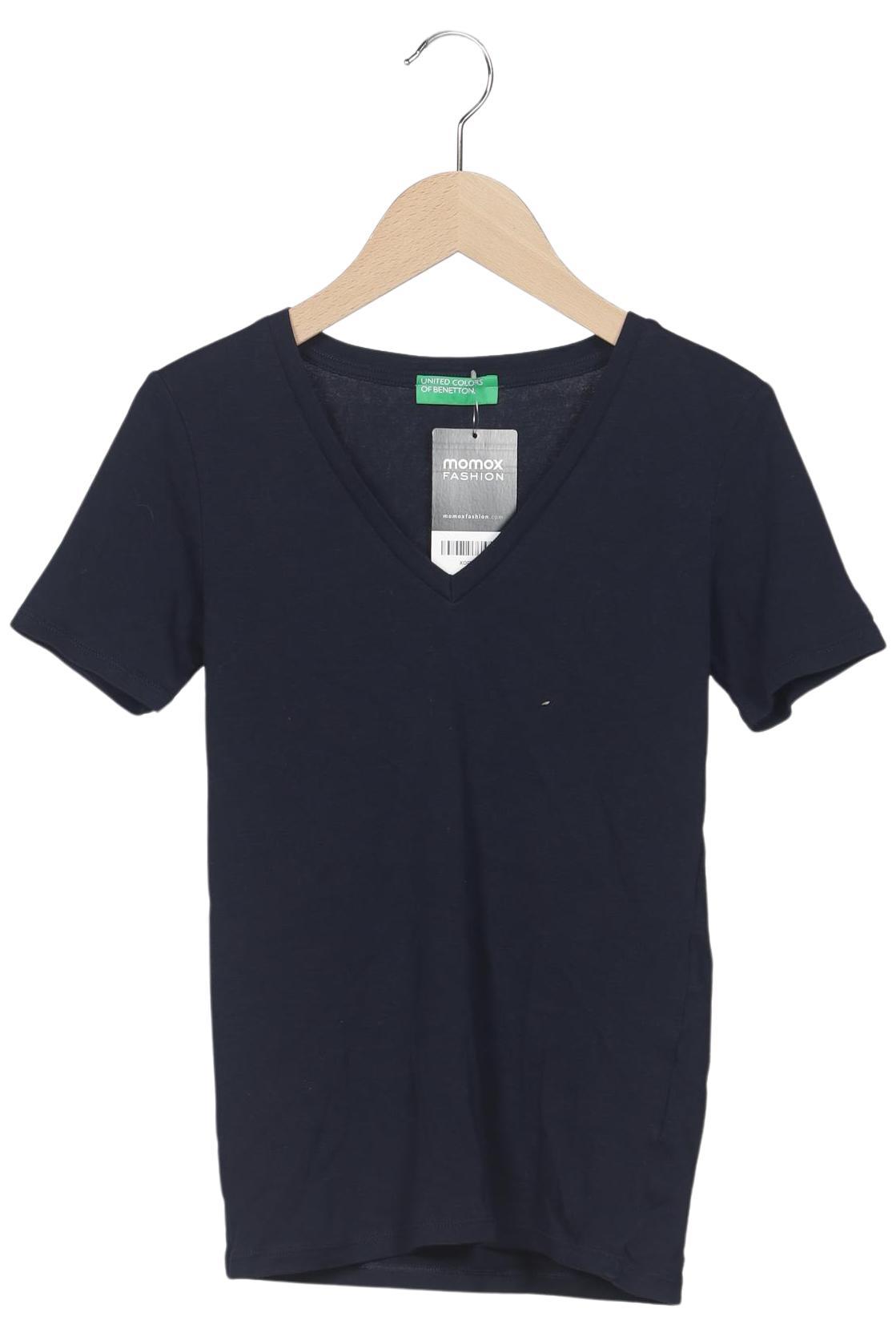 

United Colors OF Benetton Damen T-Shirt, marineblau, Gr. 34