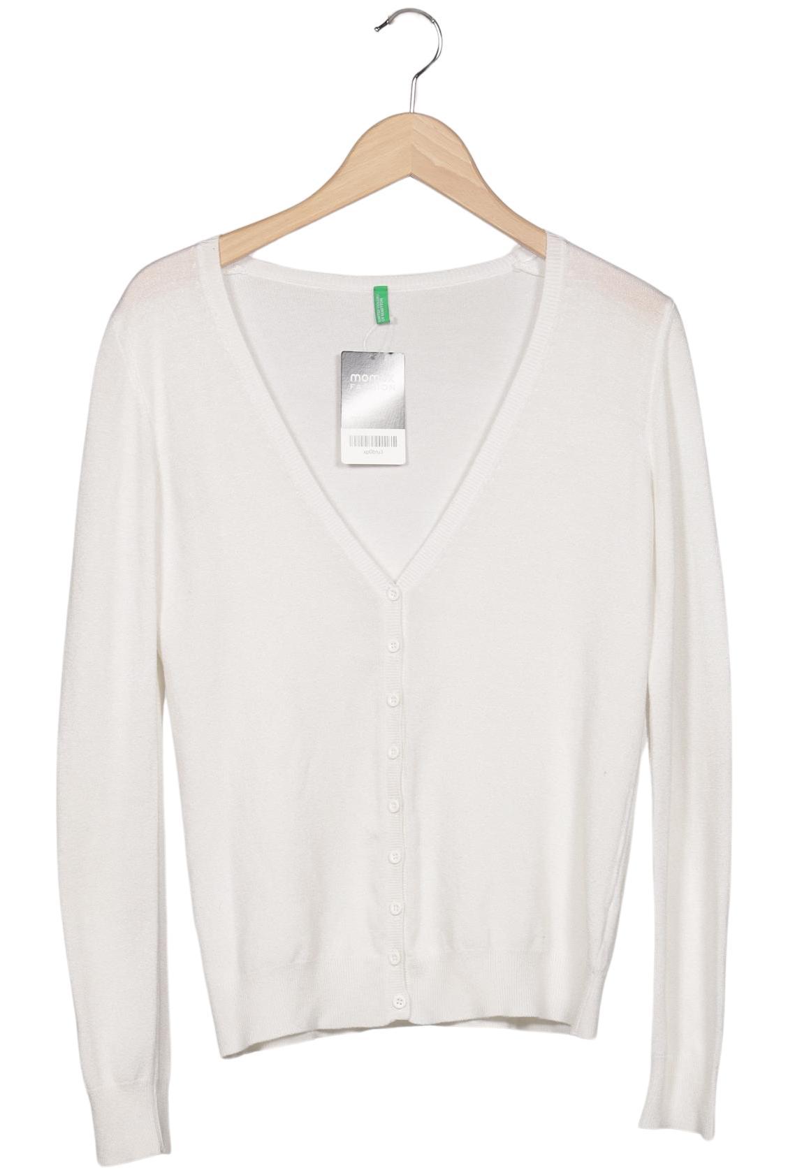 

United Colors OF Benetton Damen Strickjacke, weiß, Gr. 38