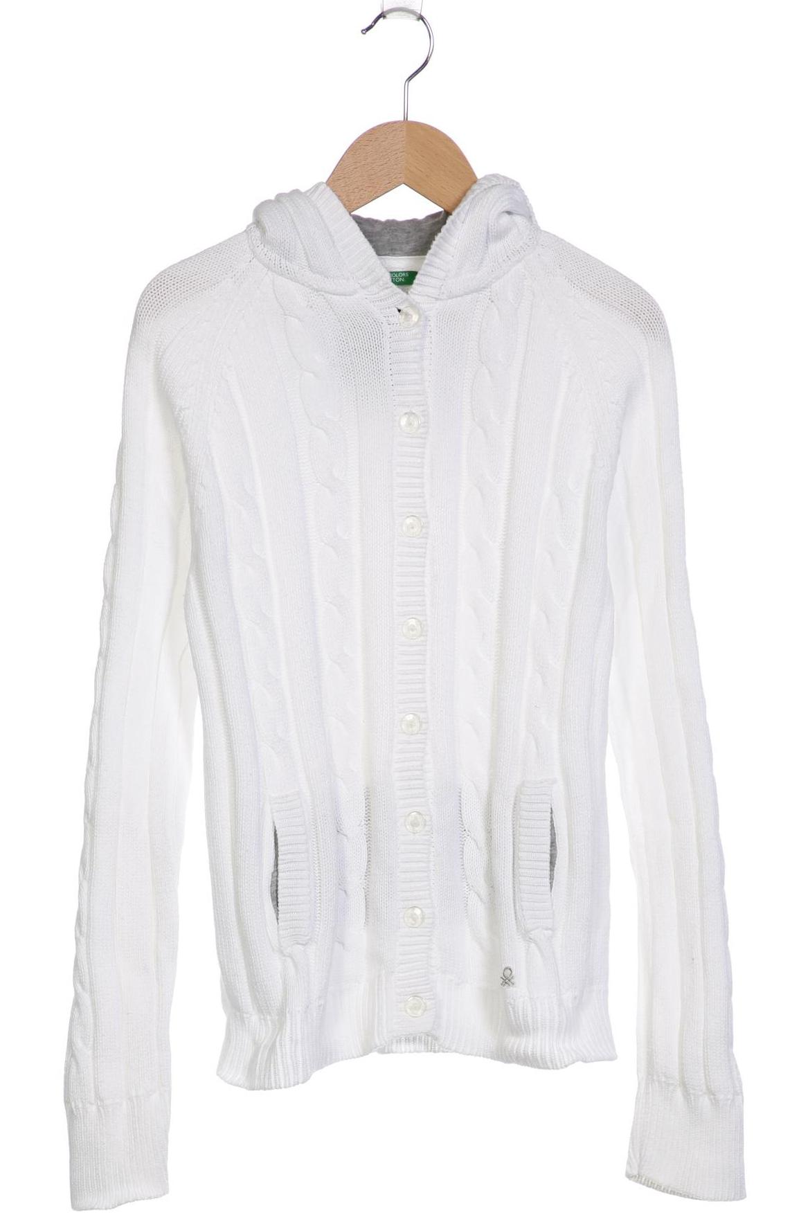 

United Colors OF Benetton Damen Strickjacke, weiß, Gr. 42