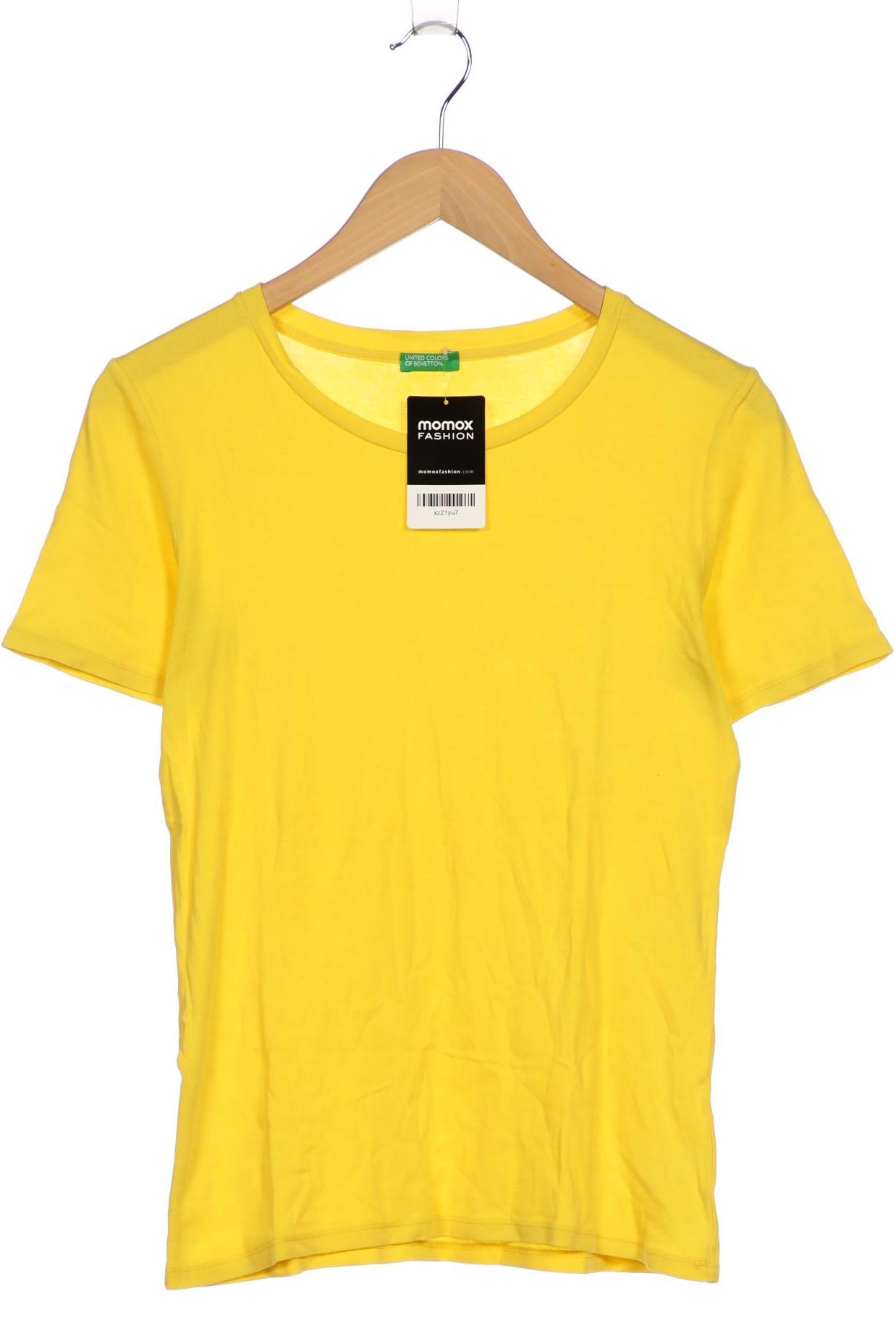 

United Colors OF Benetton Damen T-Shirt, gelb, Gr. 34
