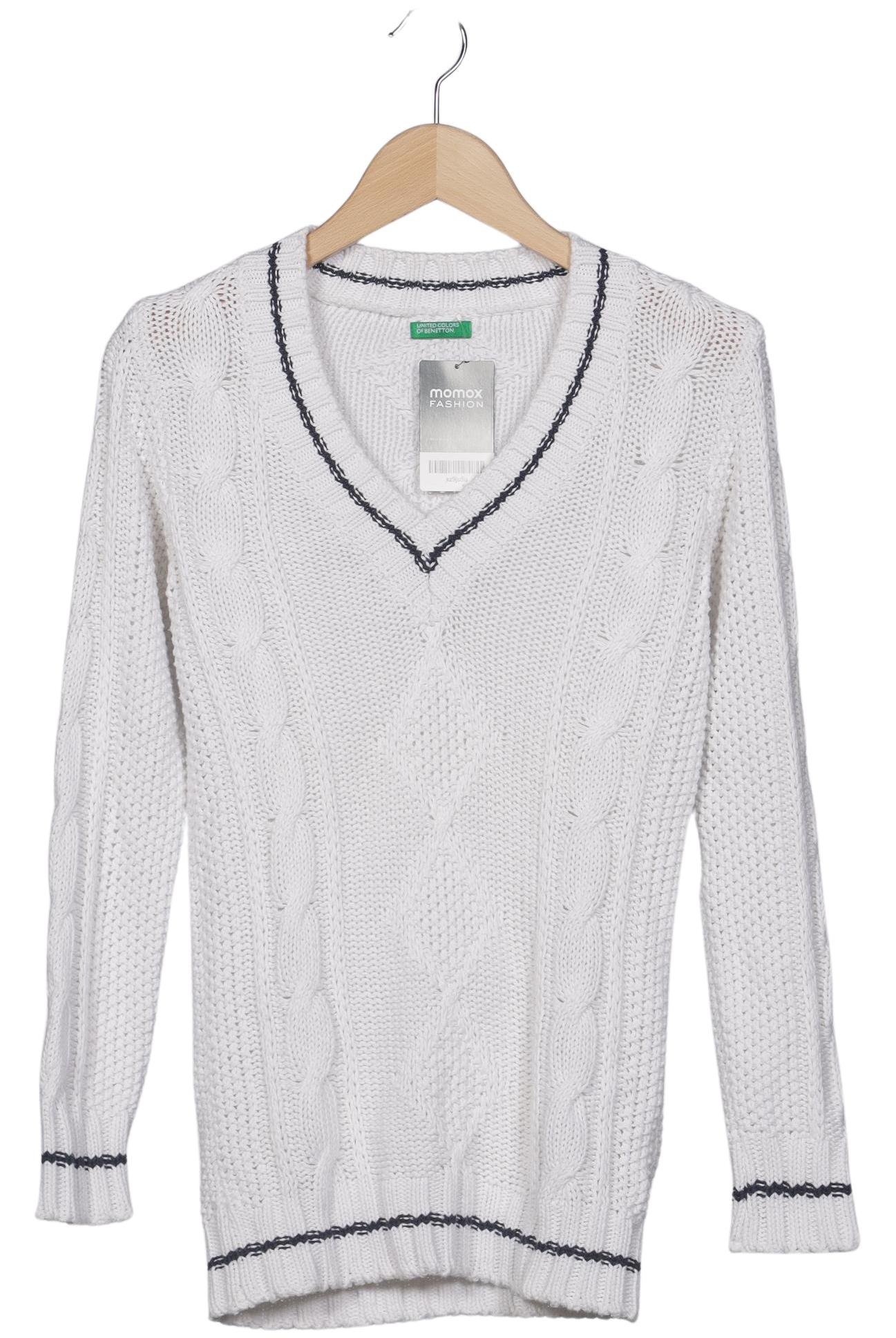 

United Colors OF Benetton Damen Pullover, weiß, Gr. 36