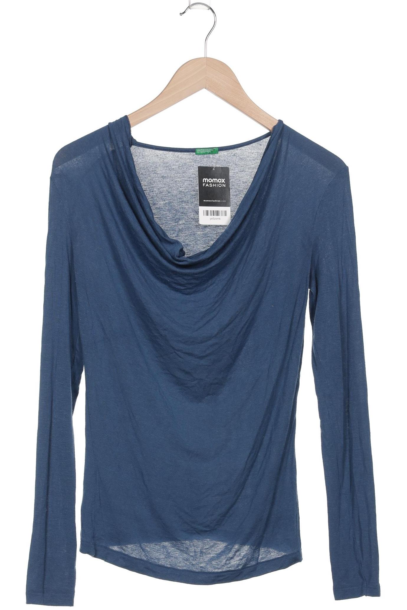 

United Colors OF Benetton Damen Langarmshirt, blau, Gr. 36