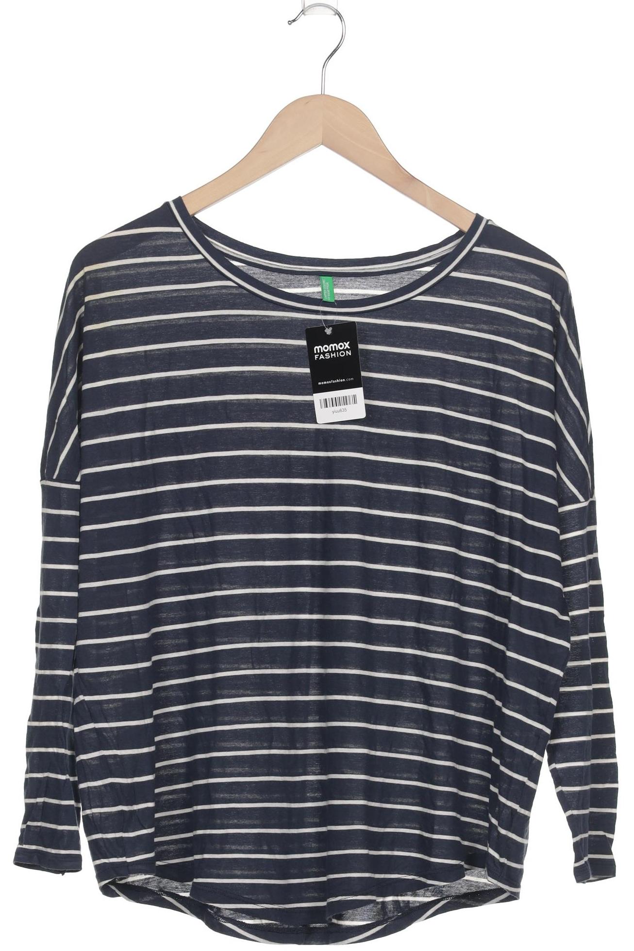 

United Colors OF Benetton Damen Langarmshirt, marineblau, Gr. 44