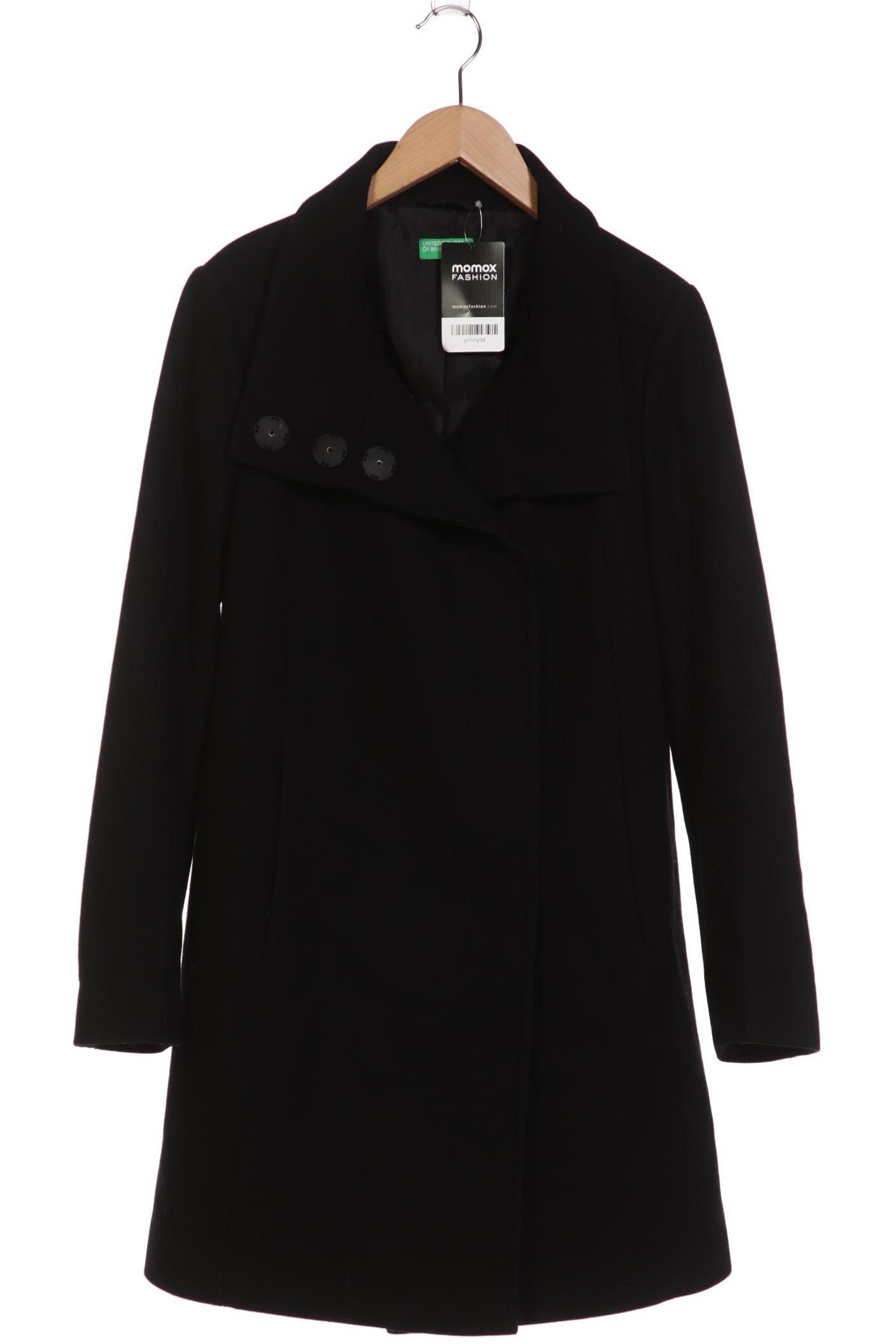

United Colors OF Benetton Damen Mantel, schwarz, Gr. 38