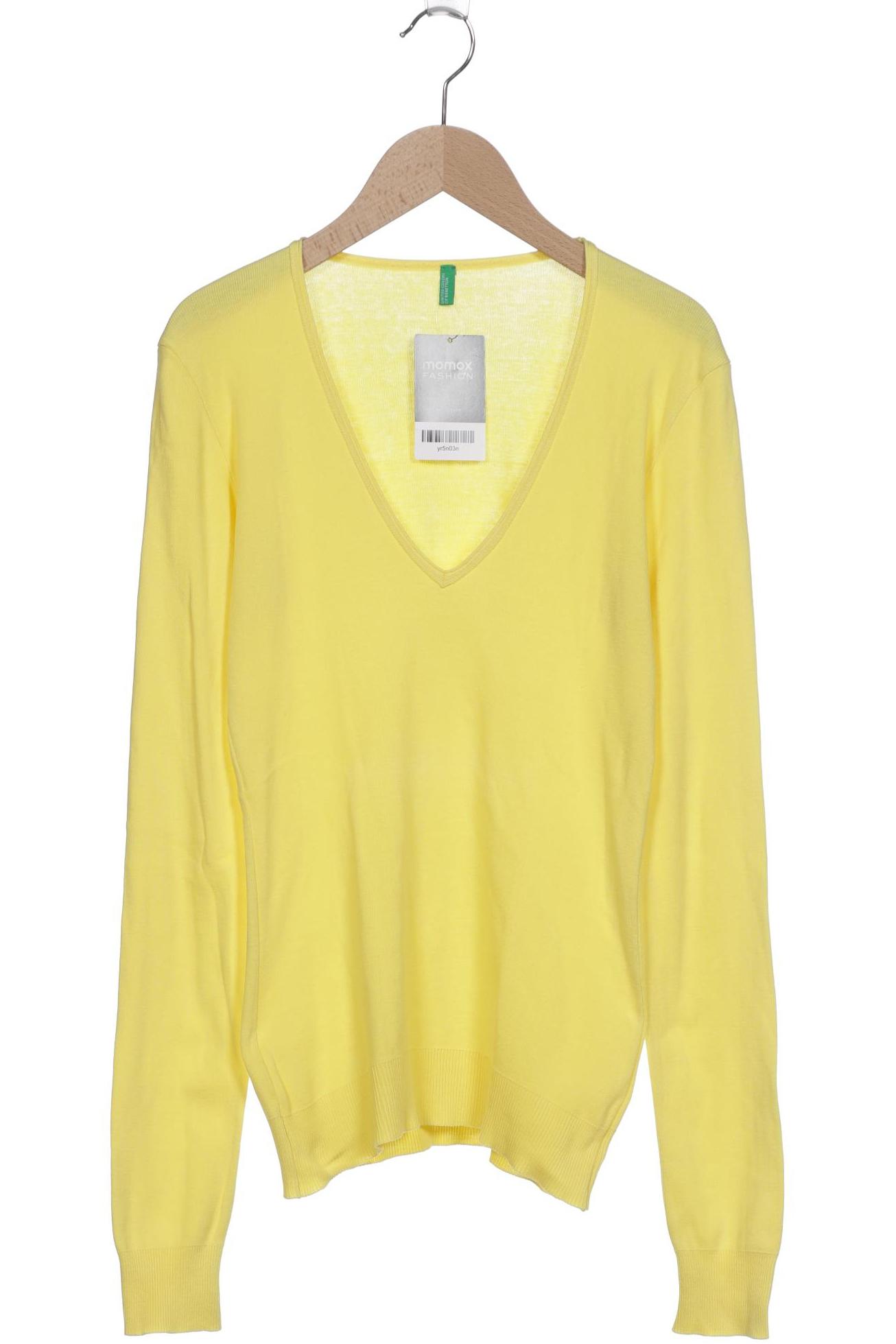 

United Colors OF Benetton Damen Pullover, gelb, Gr. 36