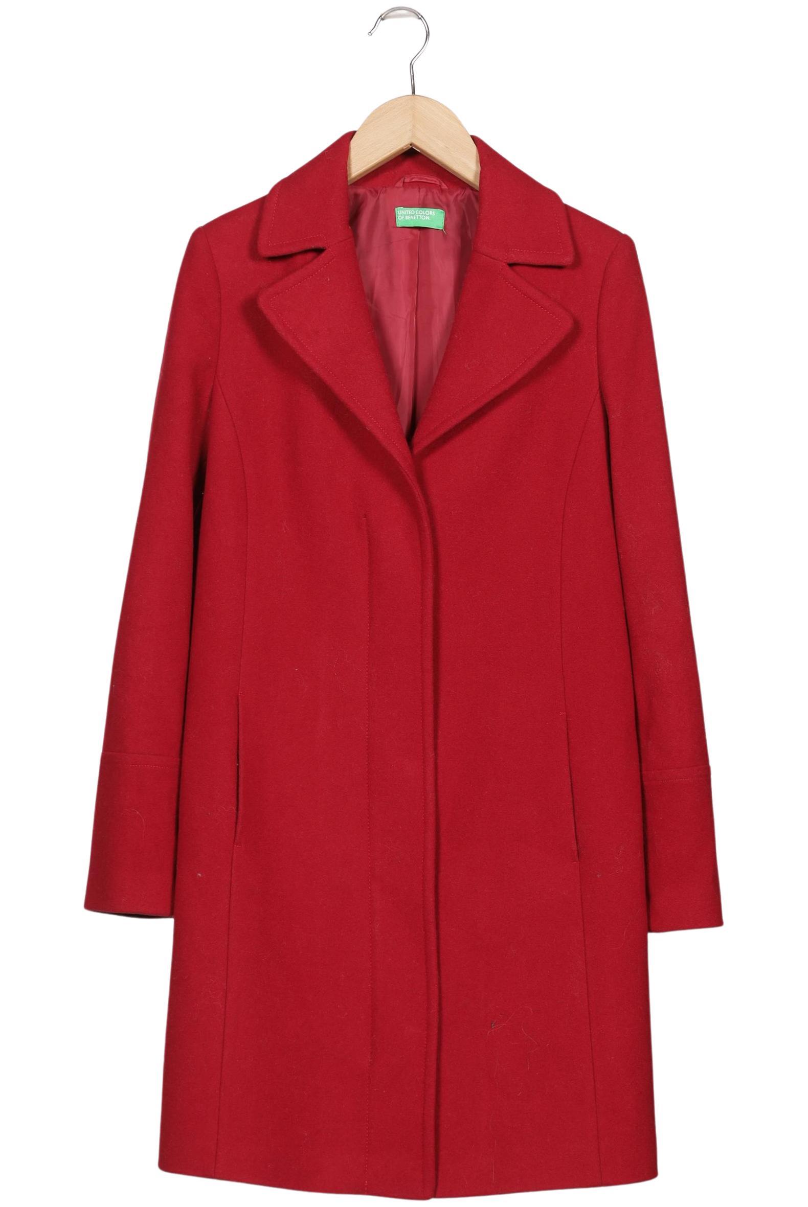 

United Colors OF Benetton Damen Mantel, rot, Gr. 32