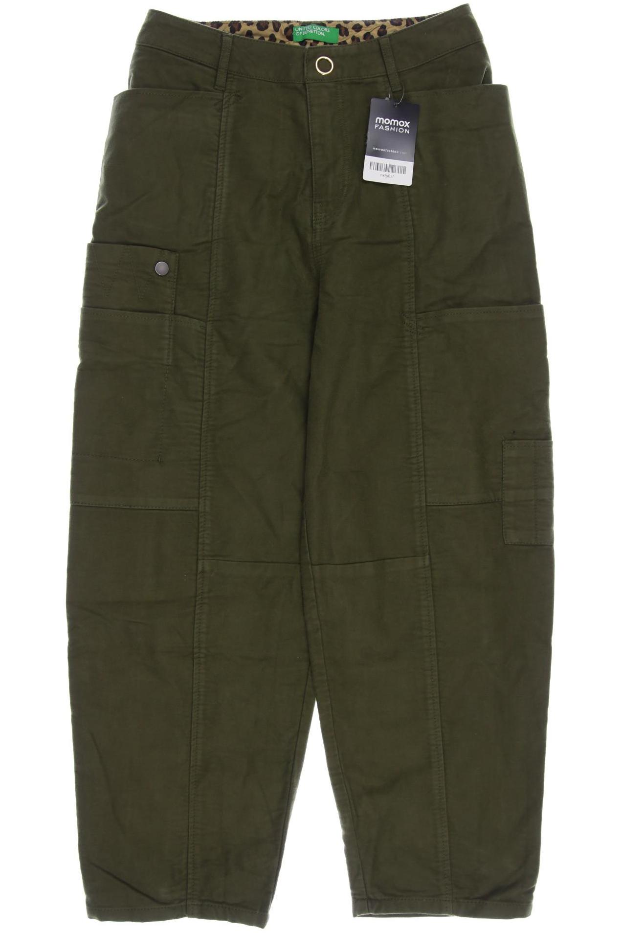 

UNITED COLORS OF BENETTON Damen Stoffhose, grün