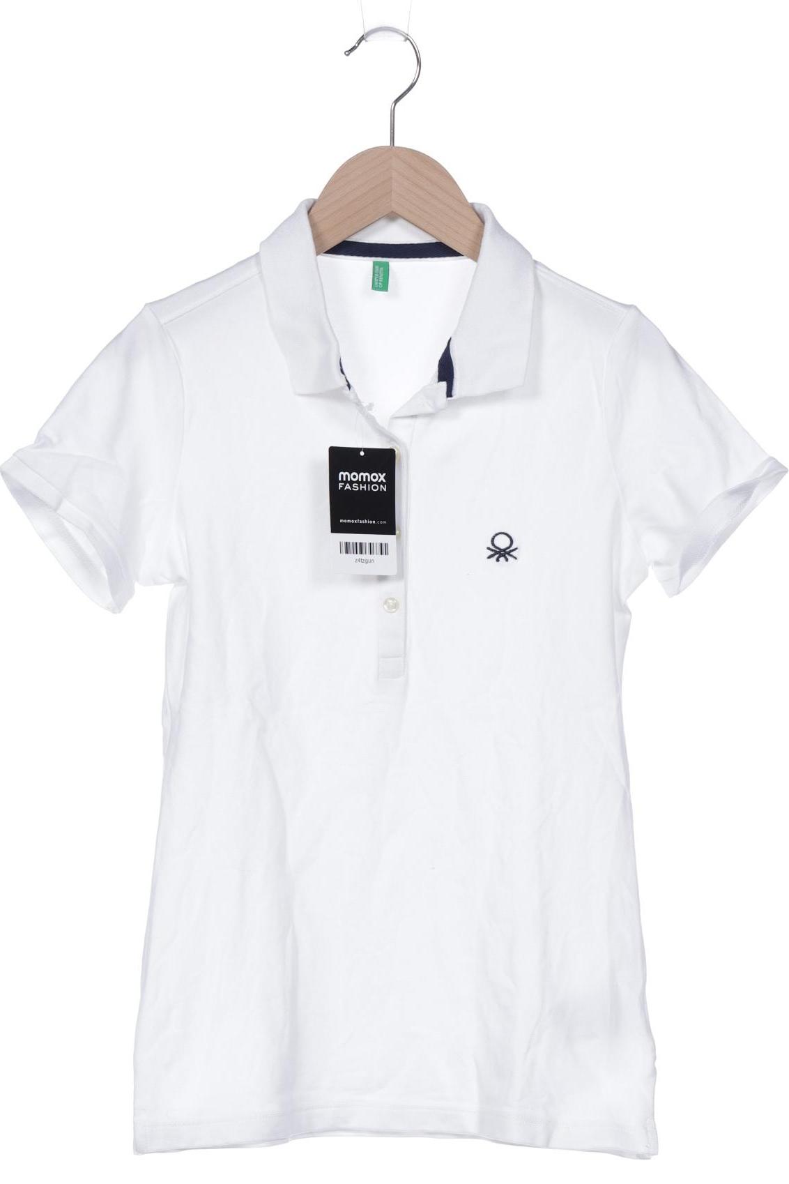 

United Colors OF Benetton Damen Poloshirt, weiß, Gr. 36