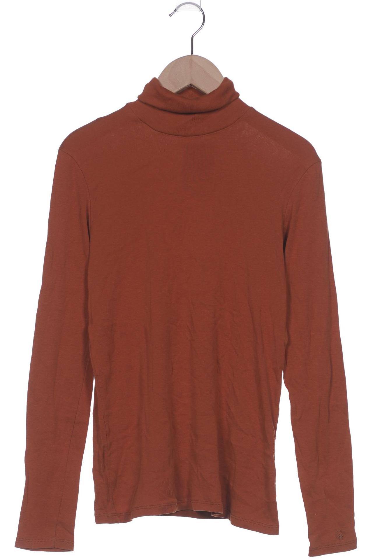 

United Colors OF Benetton Damen Langarmshirt, braun, Gr. 36