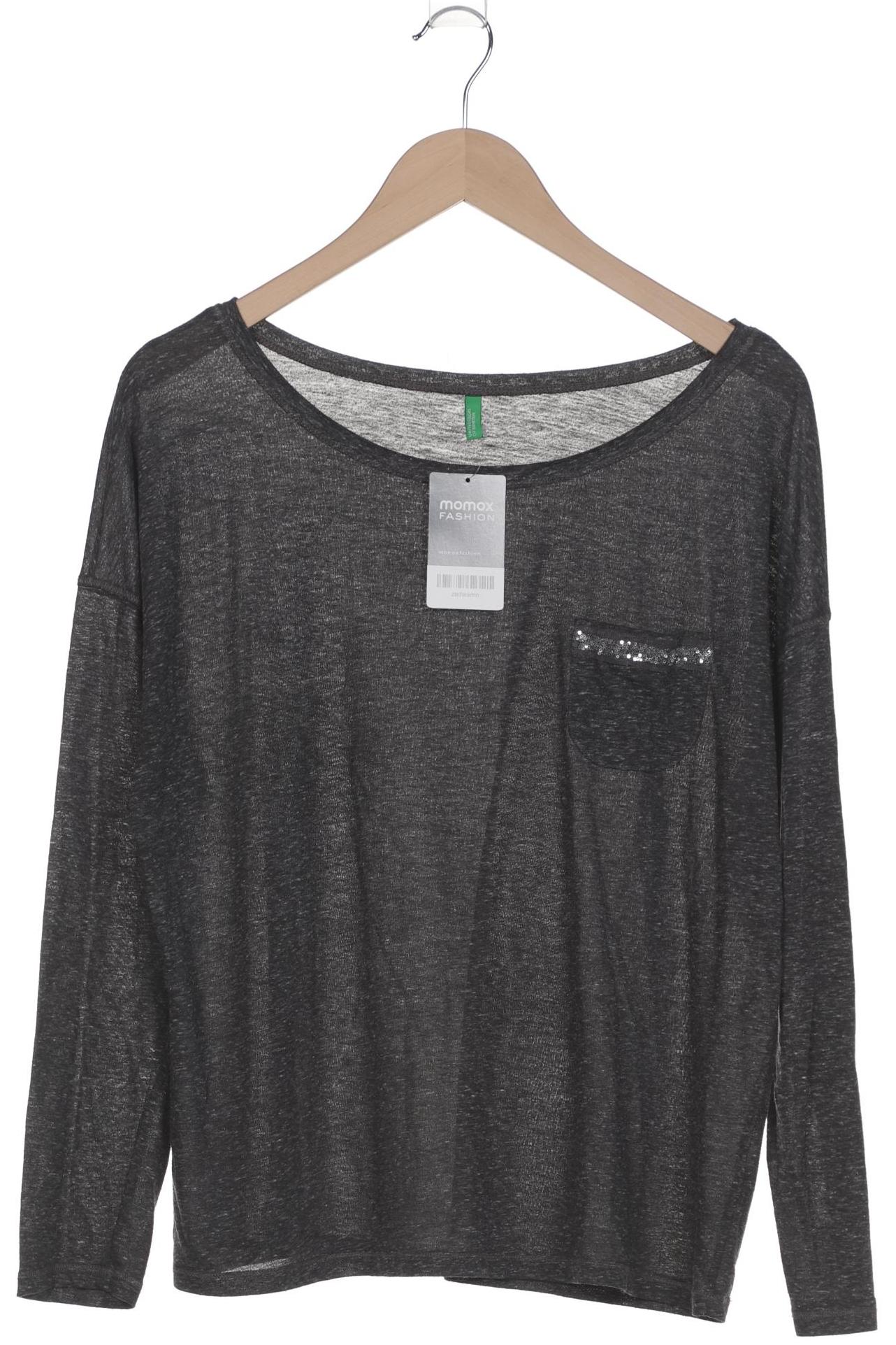 

United Colors OF Benetton Damen Langarmshirt, grau, Gr. 44
