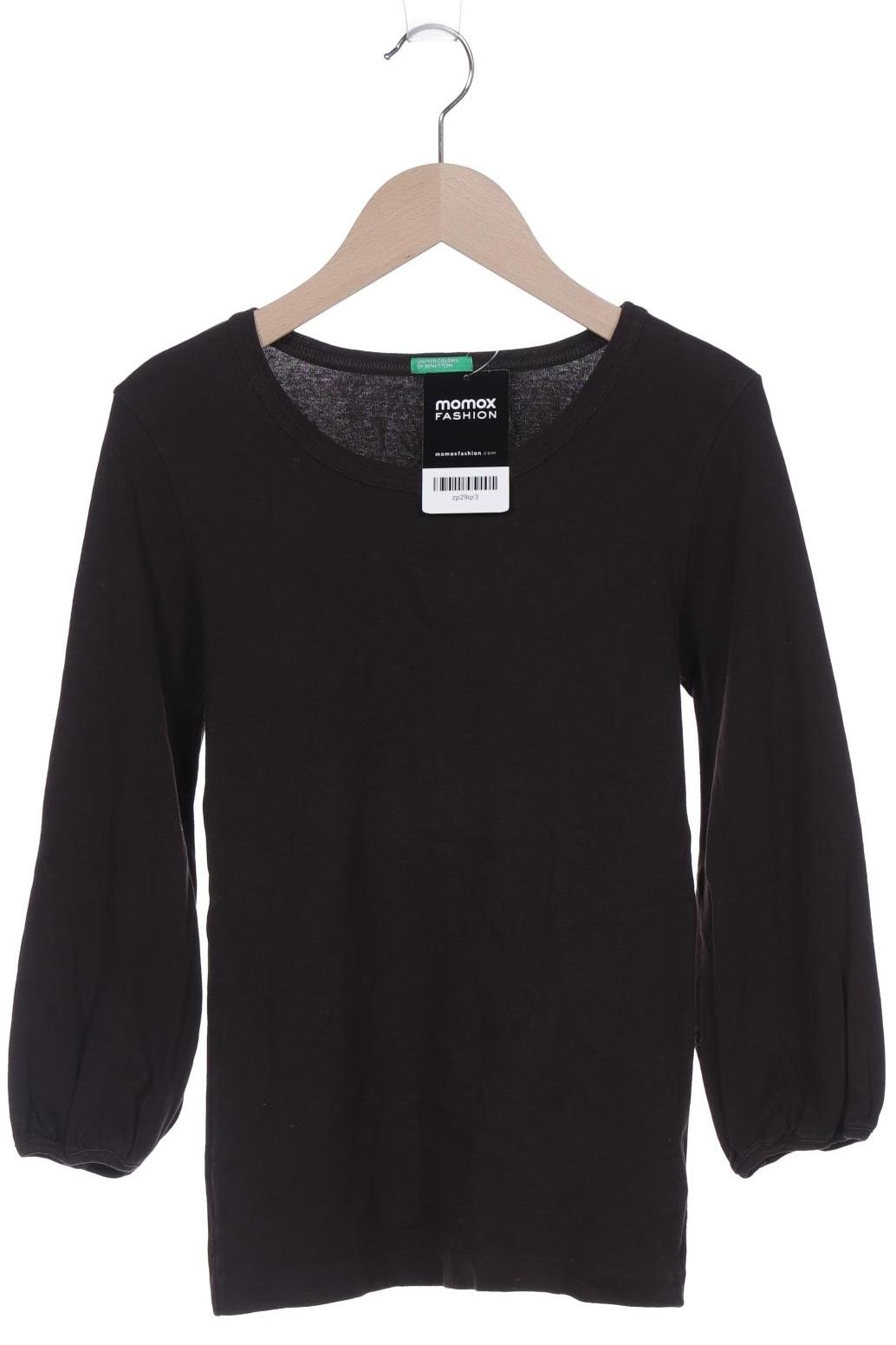 

United Colors OF Benetton Damen Langarmshirt, braun, Gr. 36