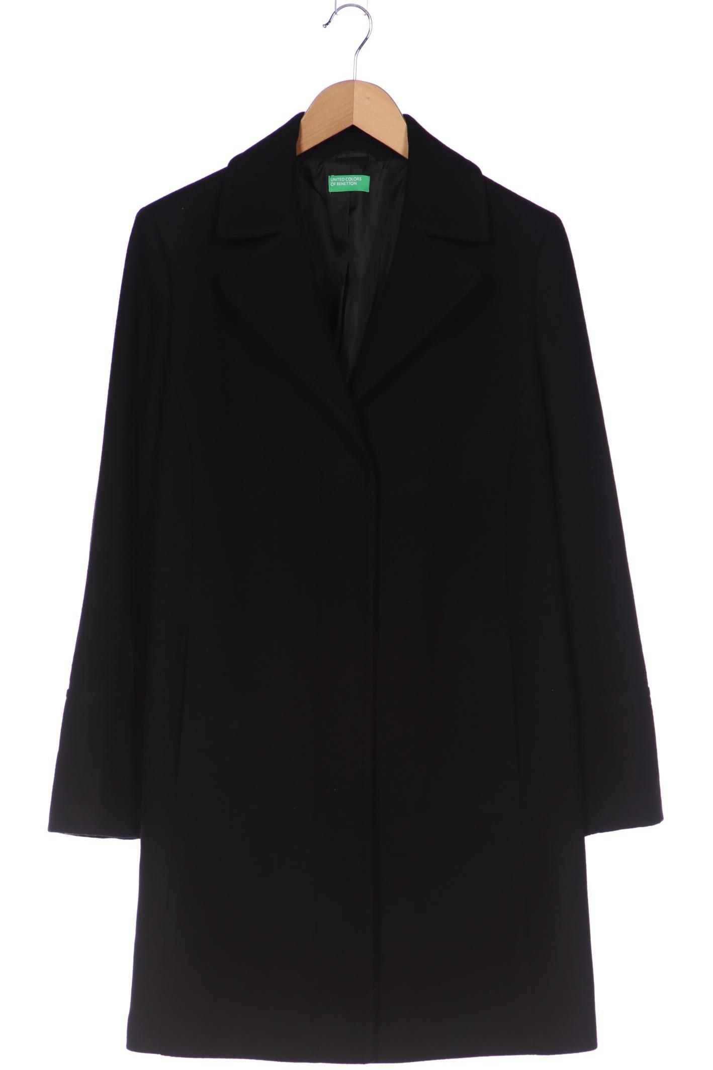 

United Colors OF Benetton Damen Mantel, schwarz, Gr. 42