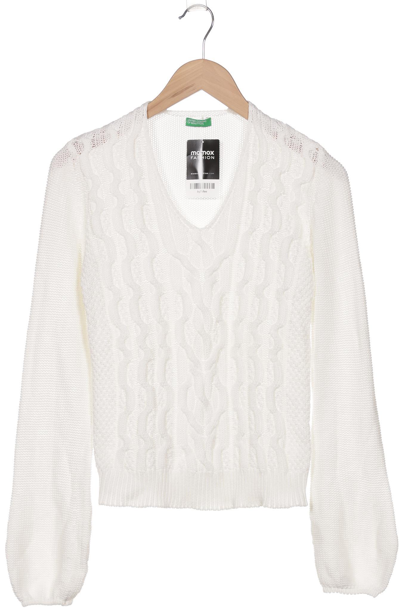 

United Colors OF Benetton Damen Pullover, weiß, Gr. 38