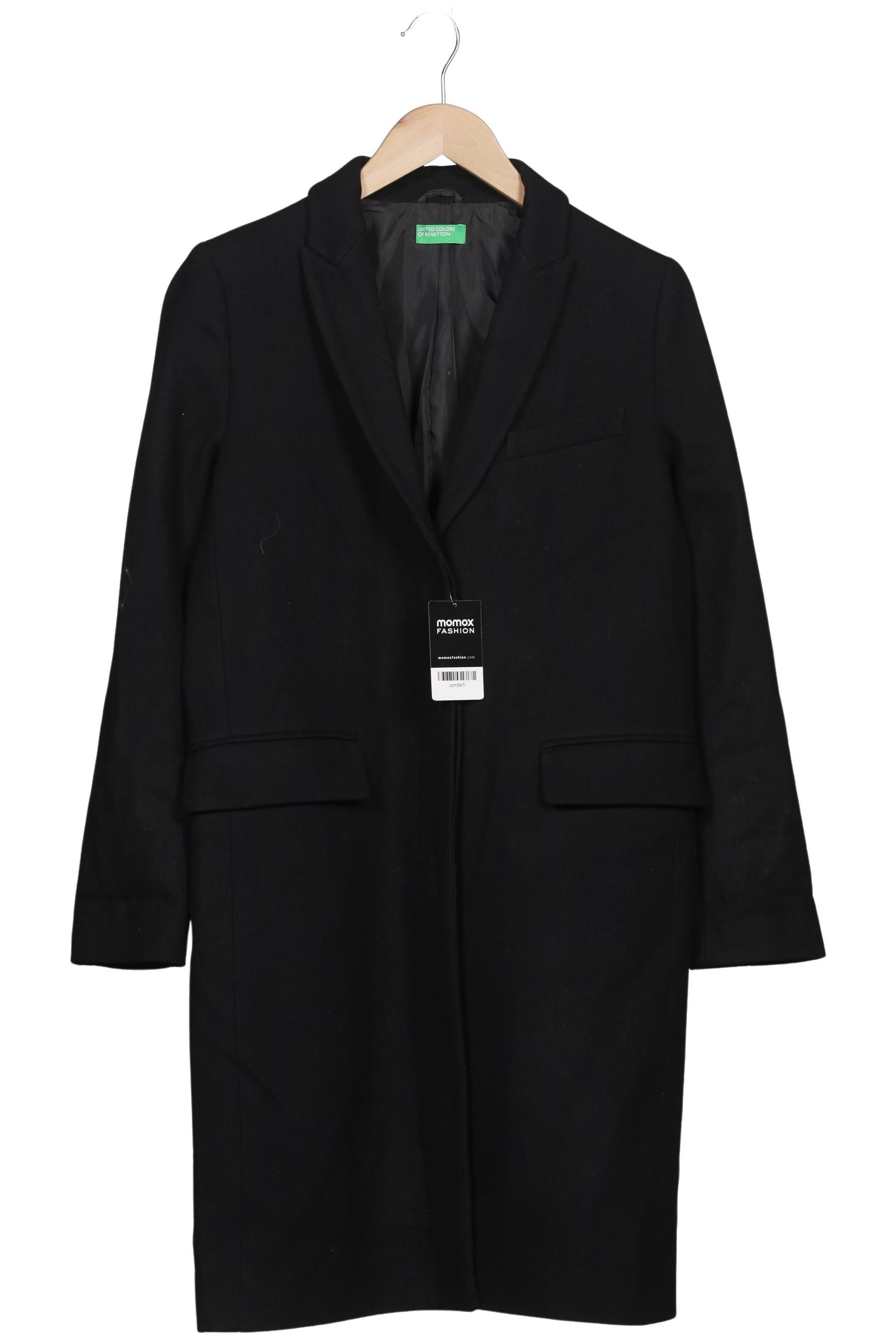 

United Colors OF Benetton Damen Mantel, schwarz, Gr. 38