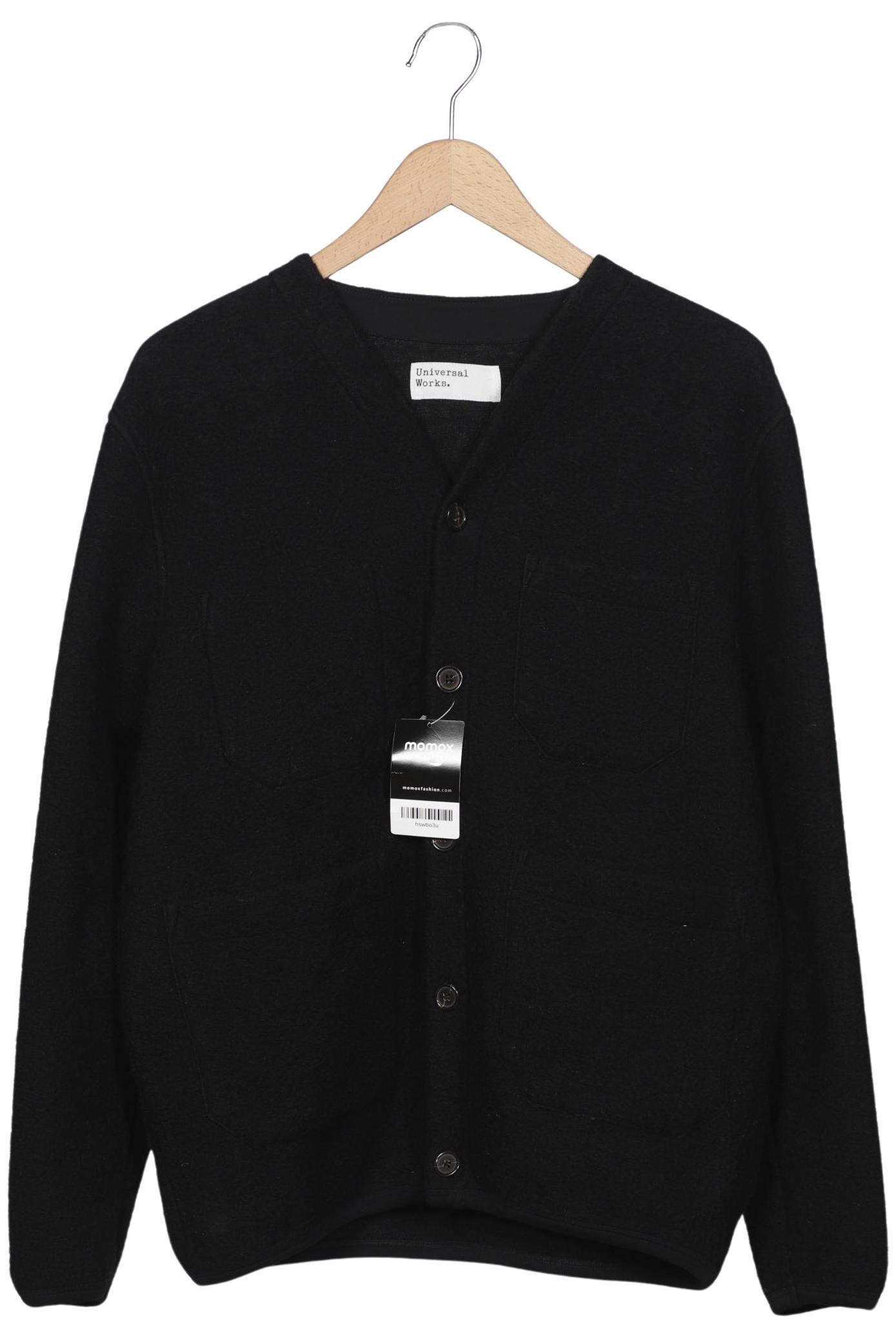 

Universal Works Herren Strickjacke, schwarz, Gr. 48