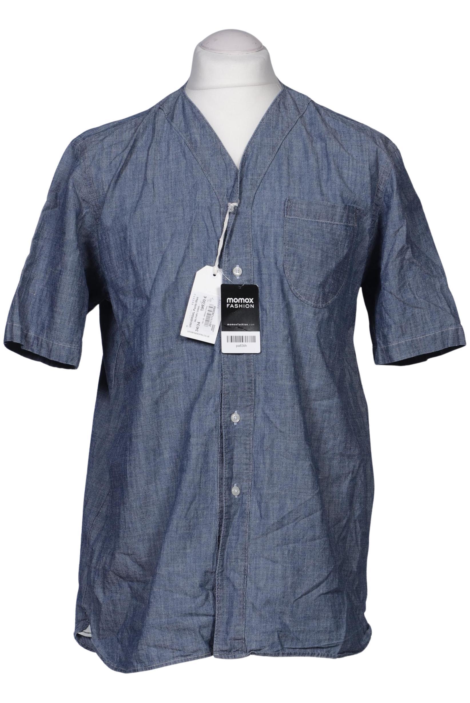 

Universal Works Herren Hemd, blau, Gr. 54