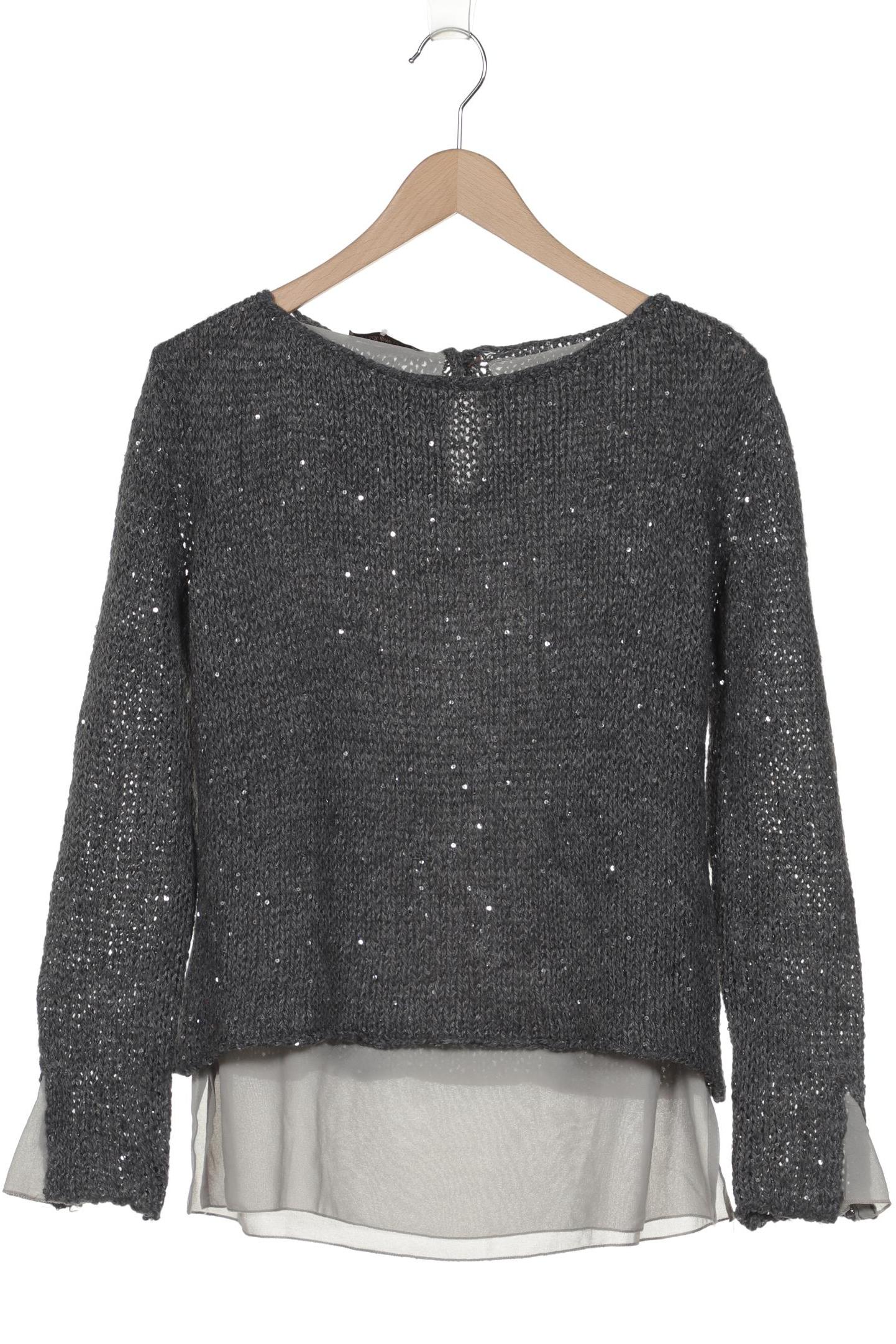 

Uno Piu Uno Damen Pullover, grau, Gr. 38