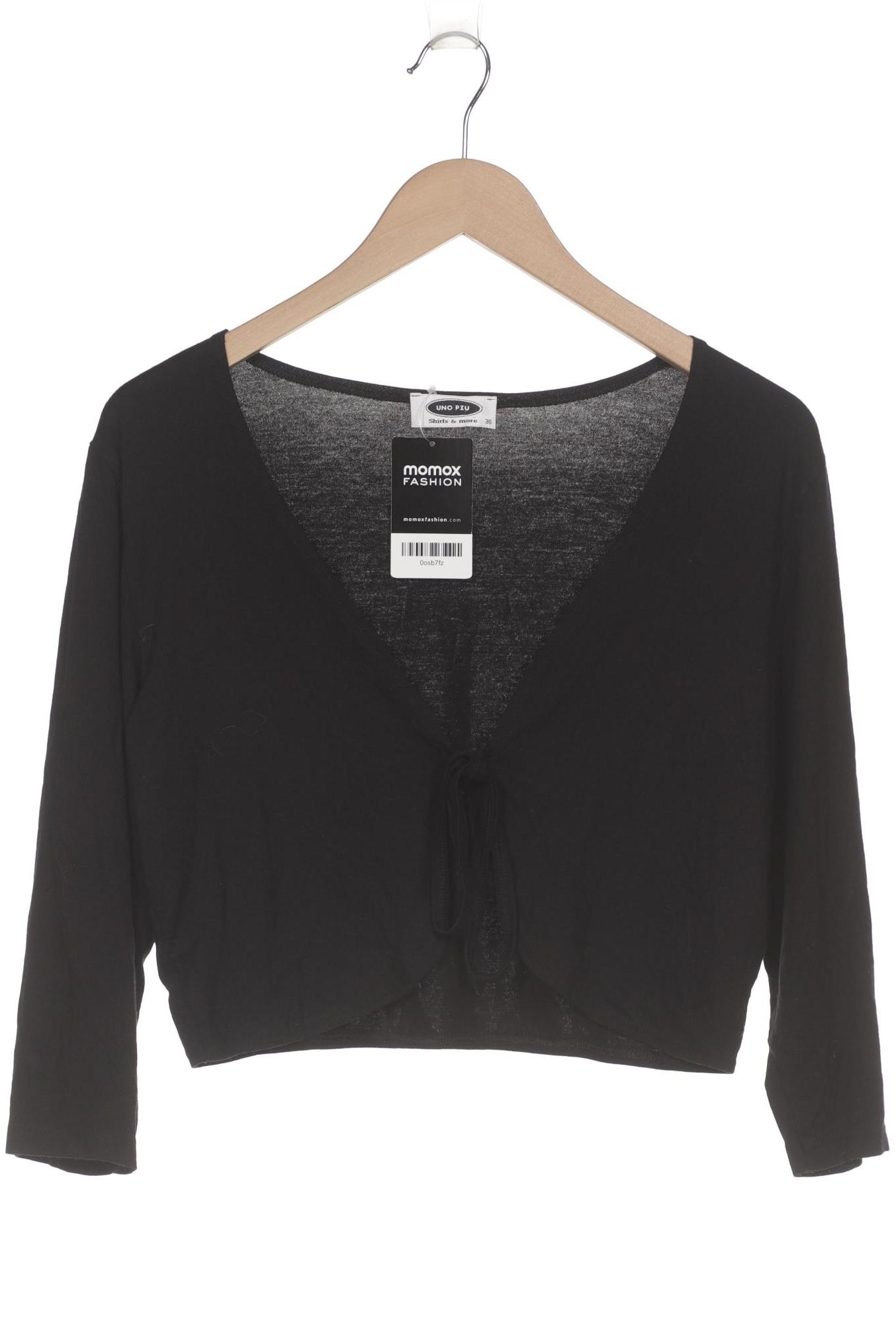 

Uno Piu Uno Damen Strickjacke, schwarz, Gr. 38