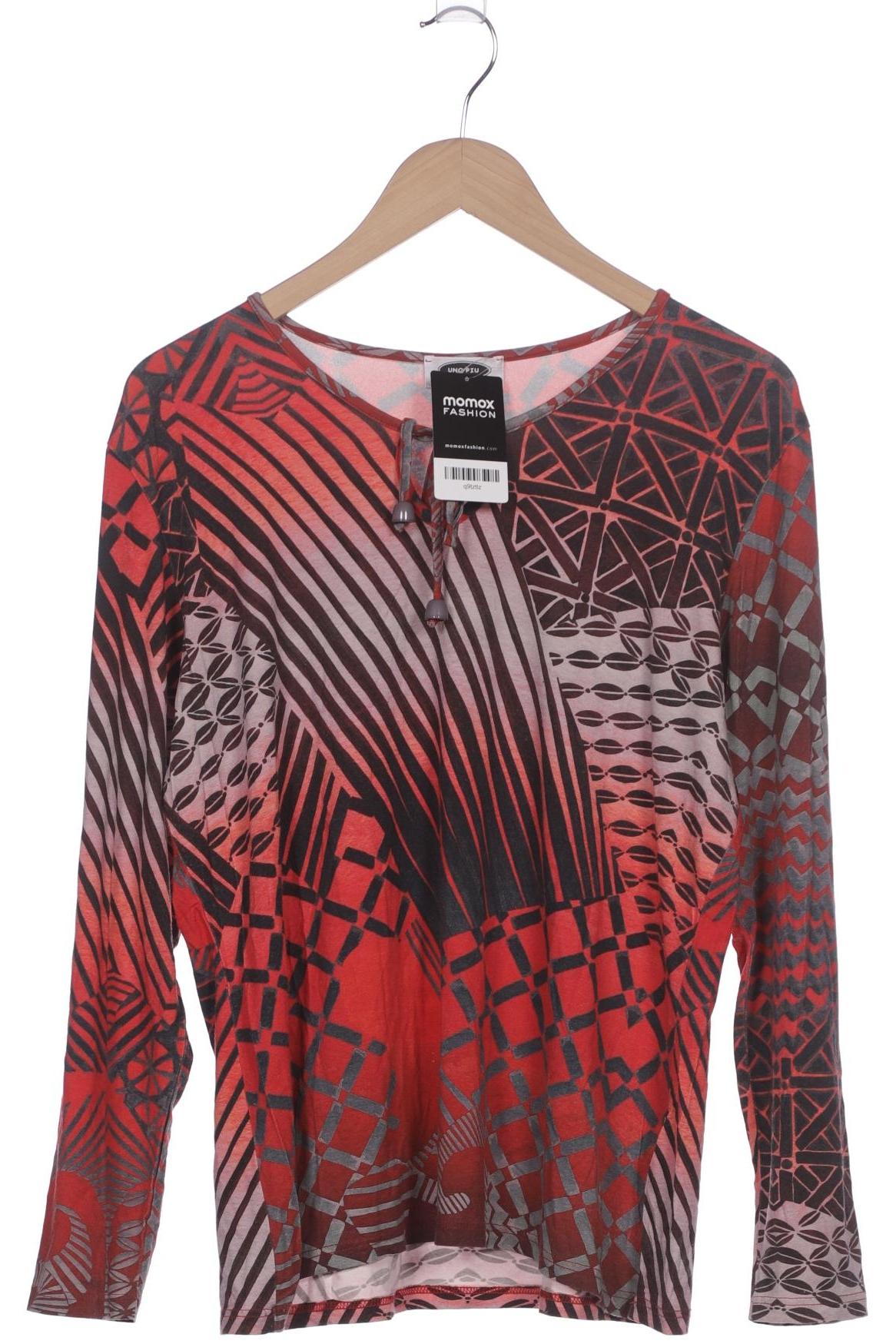 

Uno Piu Uno Damen Langarmshirt, rot, Gr. 42