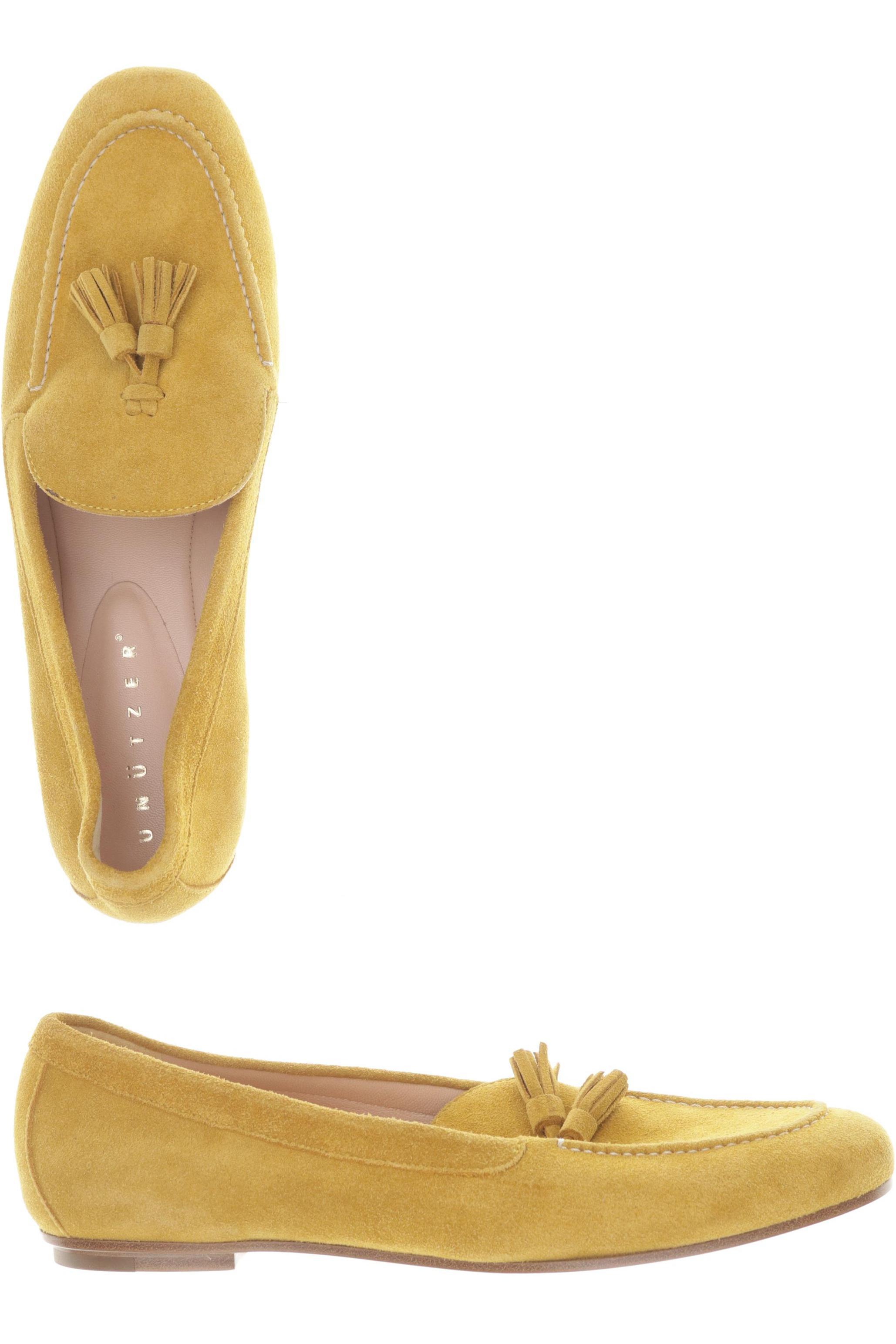 

Unützer Damen Halbschuh, gelb, Gr. 41.5