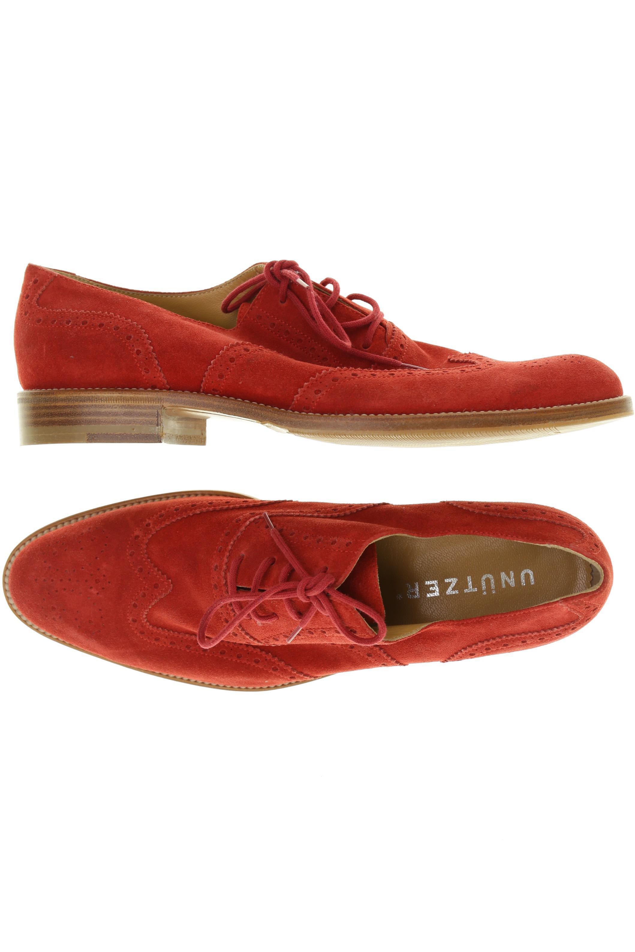 

Unützer Damen Halbschuh, rot, Gr. 42