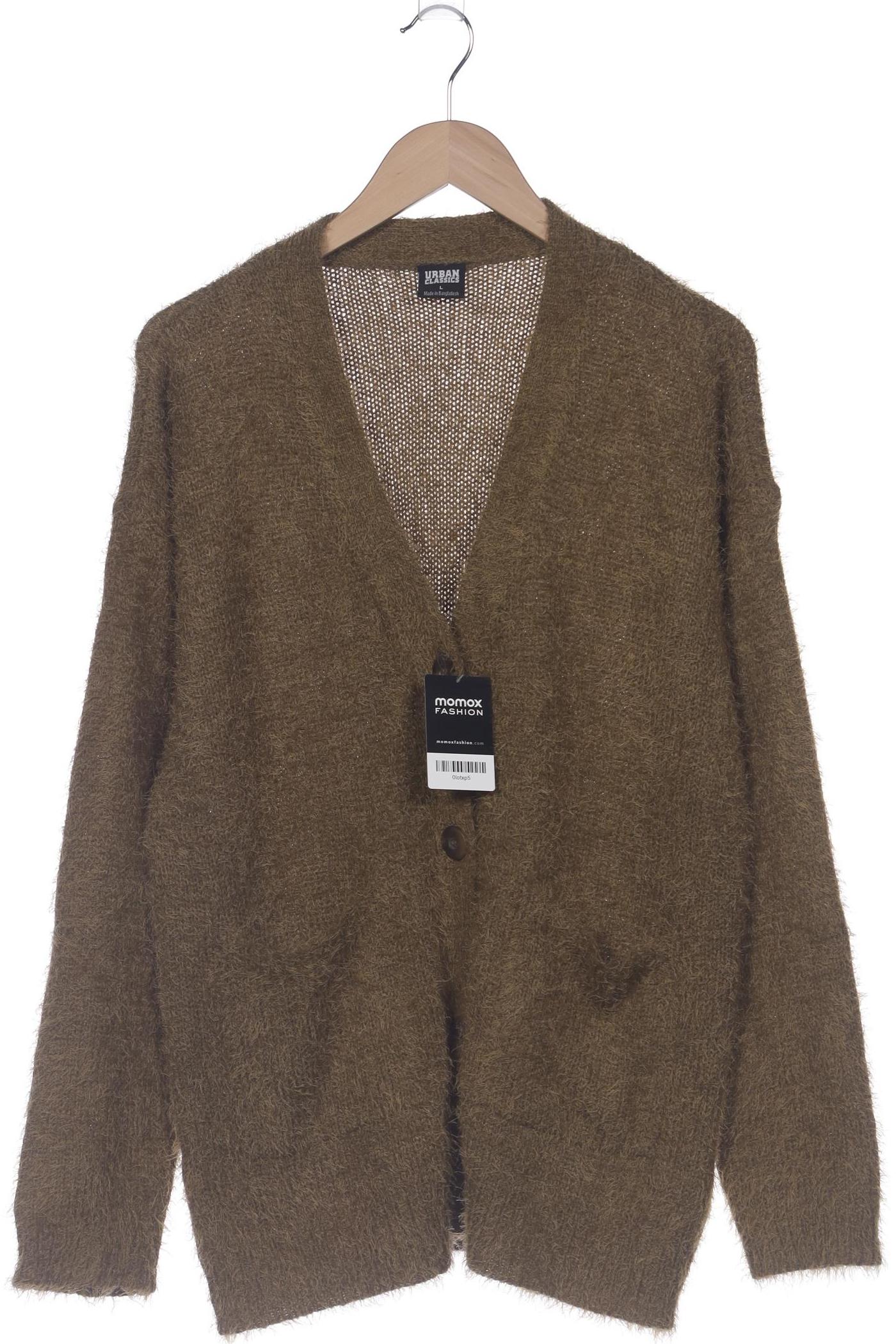 

Urban Classics Damen Strickjacke, grün, Gr. 42