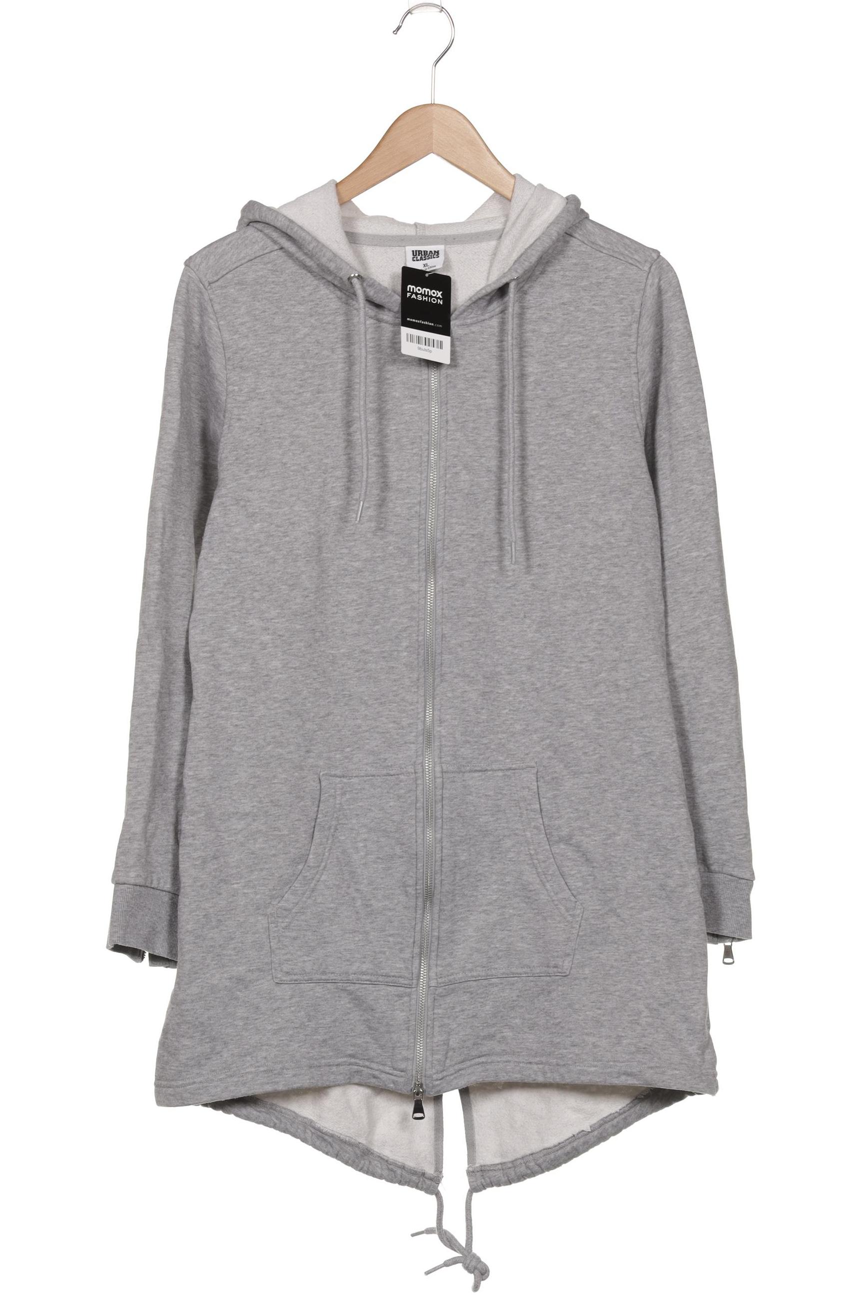 

Urban Classics Damen Kapuzenpullover, grau, Gr. 44