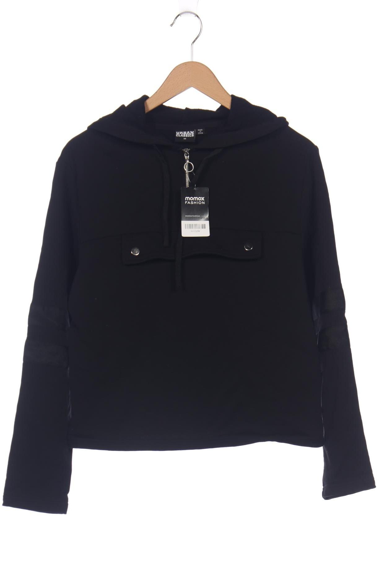 

Urban Classics Damen Kapuzenpullover, schwarz, Gr. 38