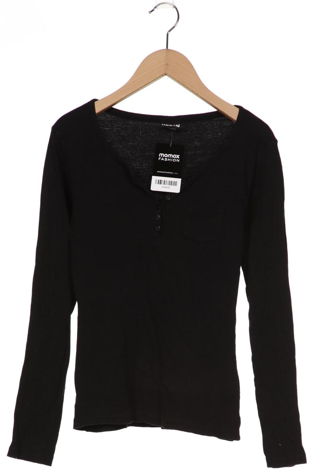 

URBAN CLASSICS Damen Langarmshirt, schwarz