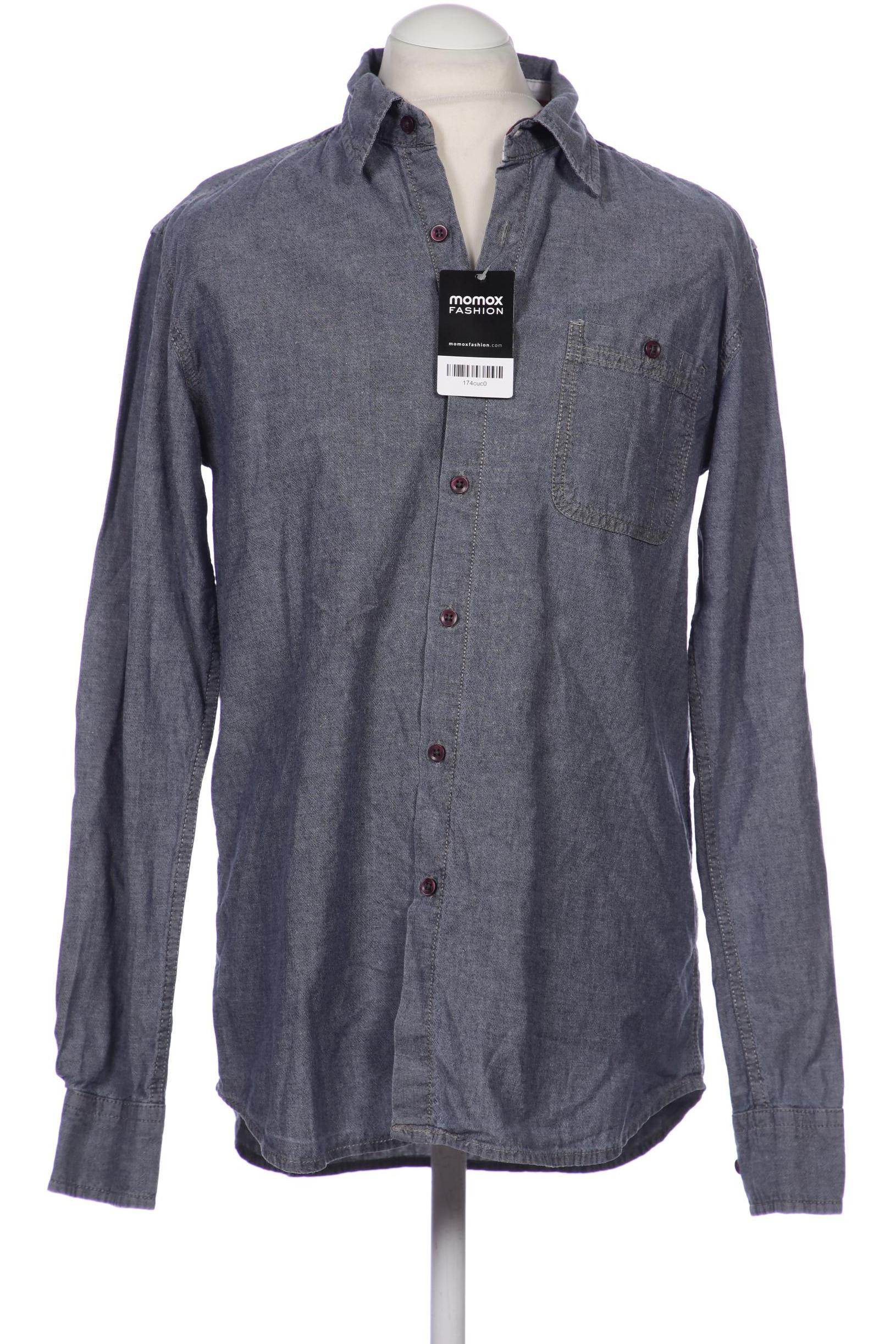 

URBAN CLASSICS Herren Hemd, grau