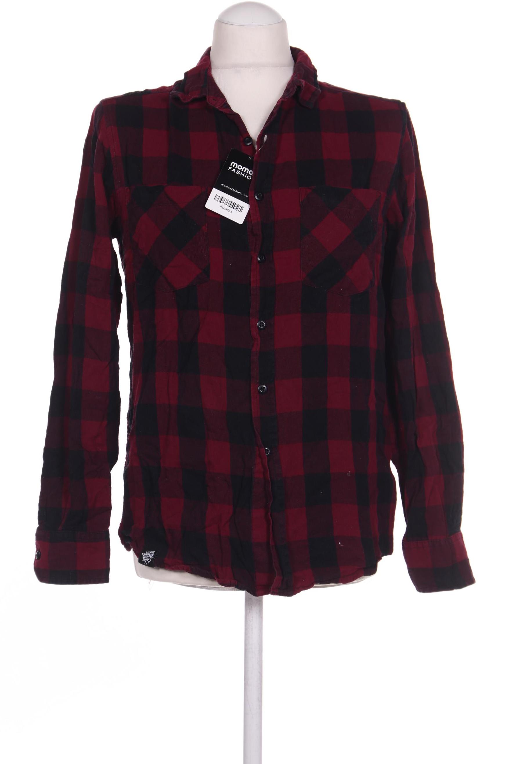 

URBAN CLASSICS Herren Hemd, bordeaux