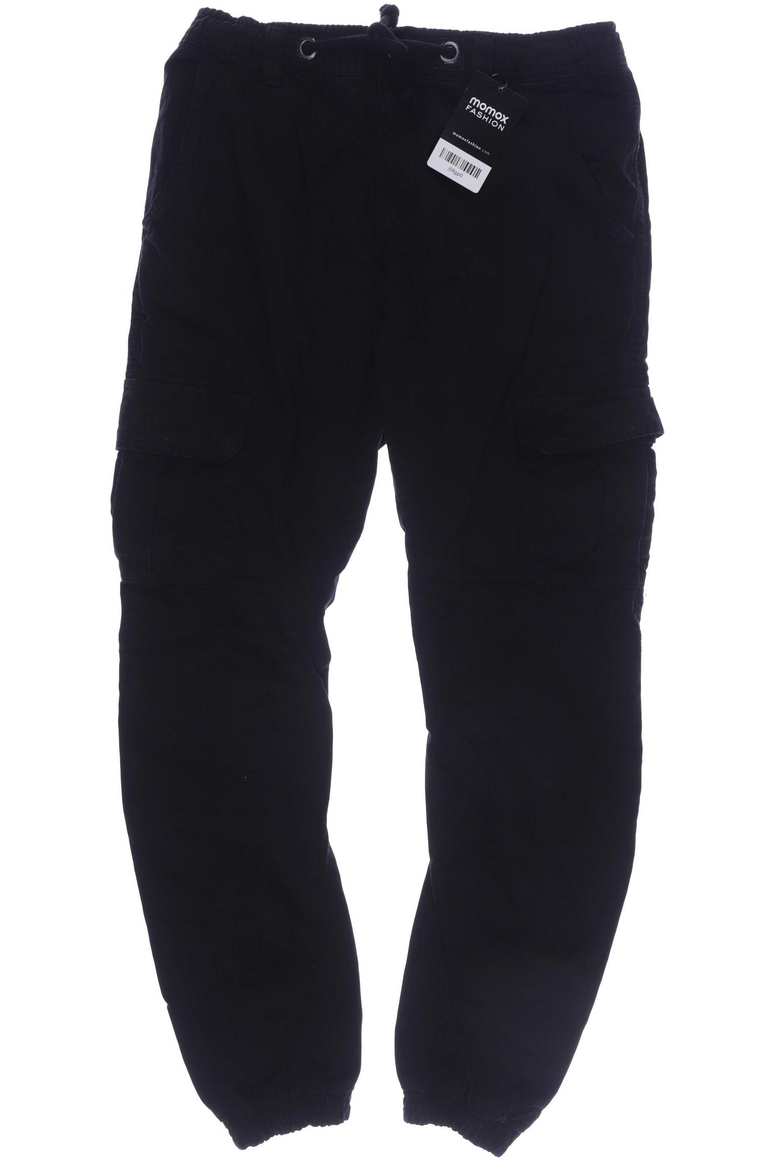 

URBAN CLASSICS Herren Stoffhose, schwarz