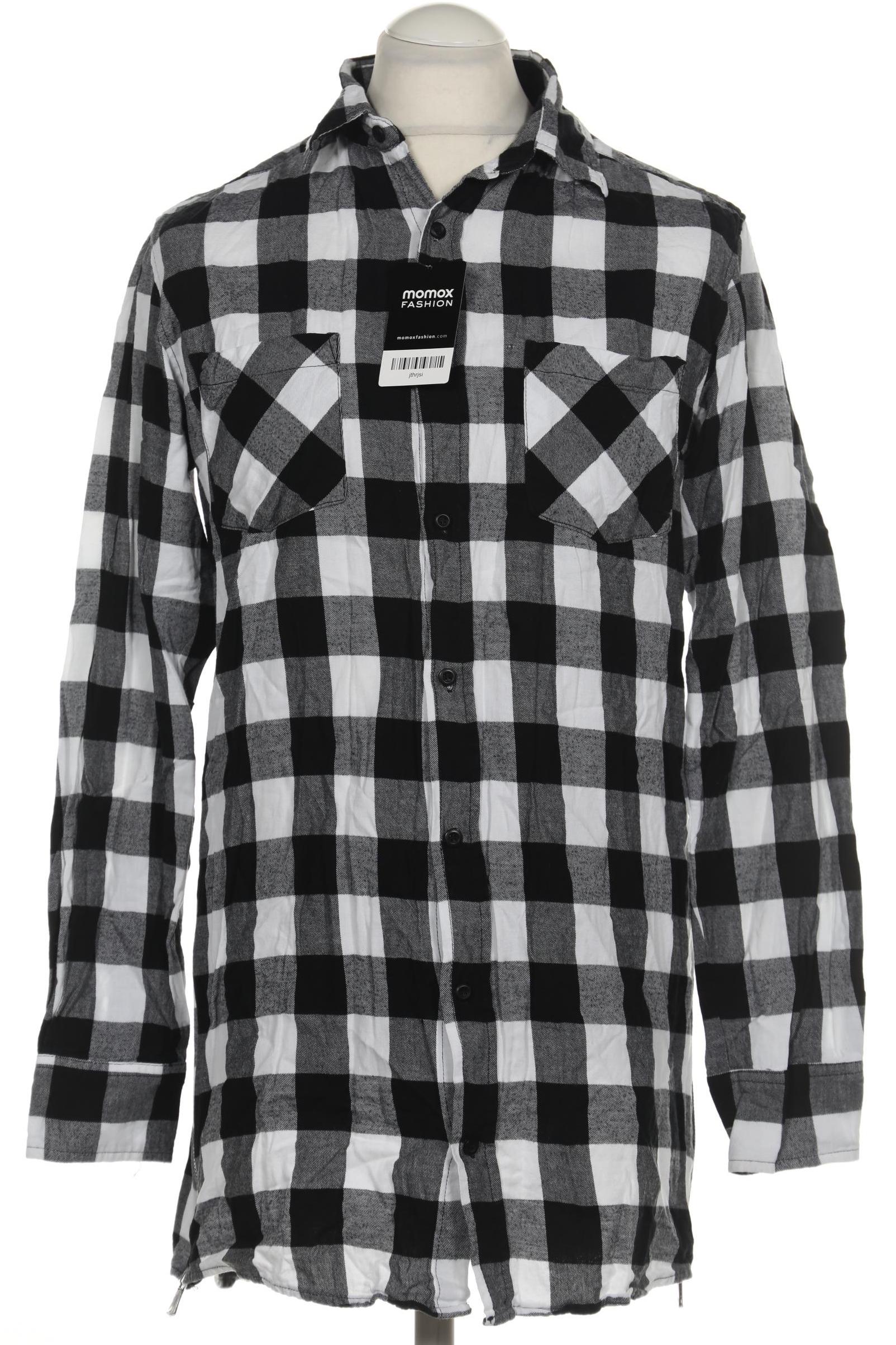

URBAN CLASSICS Herren Hemd, schwarz