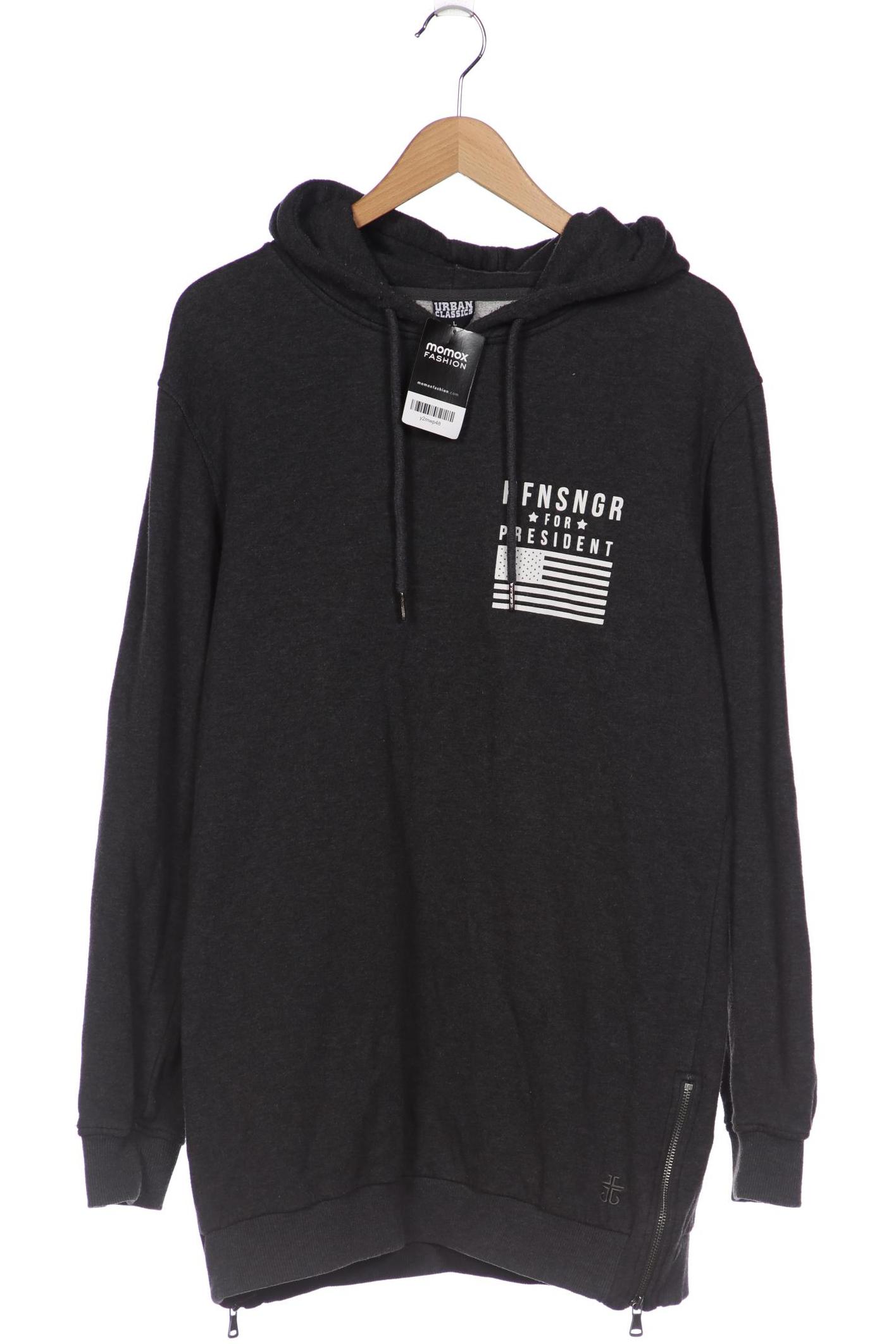 

URBAN CLASSICS Herren Kapuzenpullover, grau