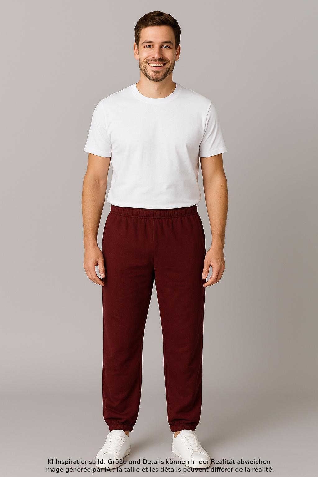 

Urban Classics Herren Stoffhose, bordeaux, Gr. 0