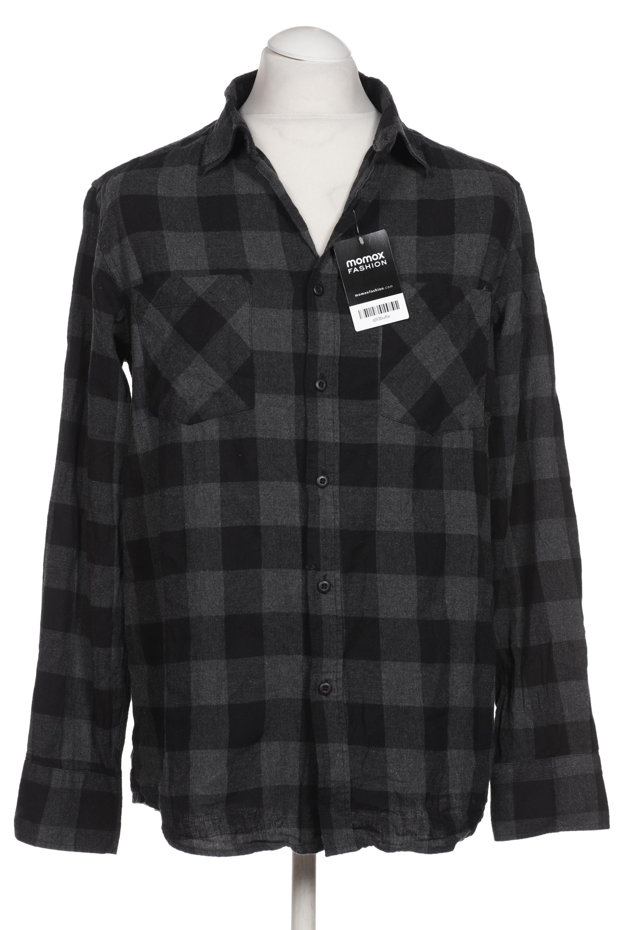 

URBAN CLASSICS Herren Hemd, schwarz