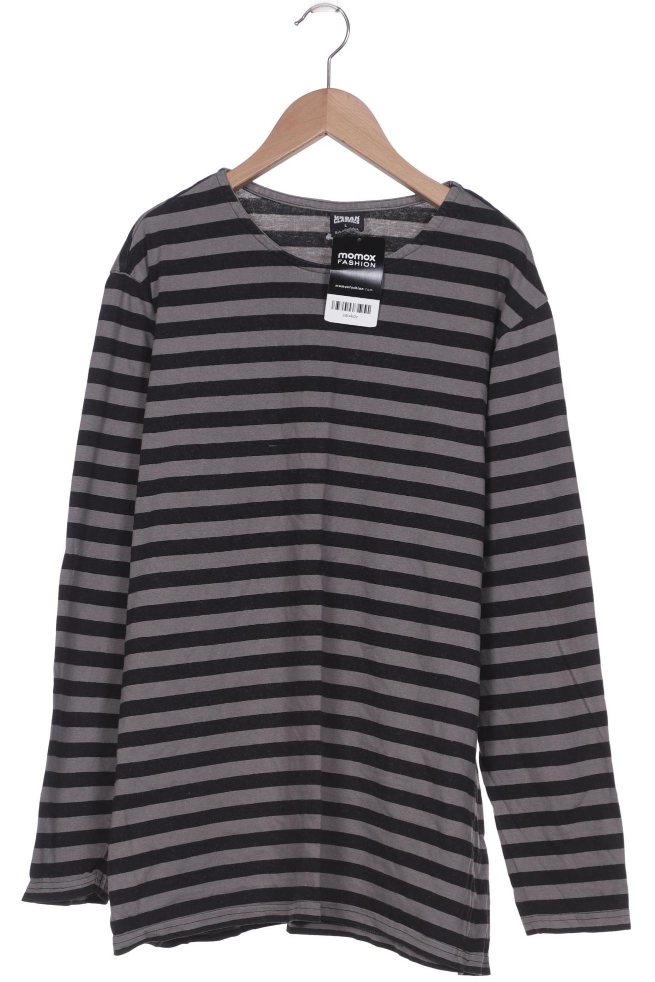 

URBAN CLASSICS Herren Langarmshirt, grau