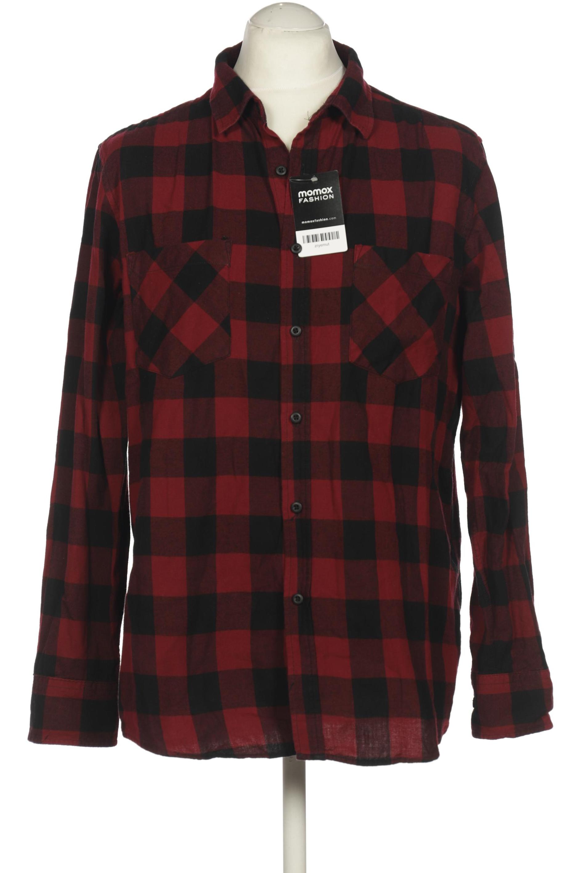 

URBAN CLASSICS Herren Hemd, bordeaux