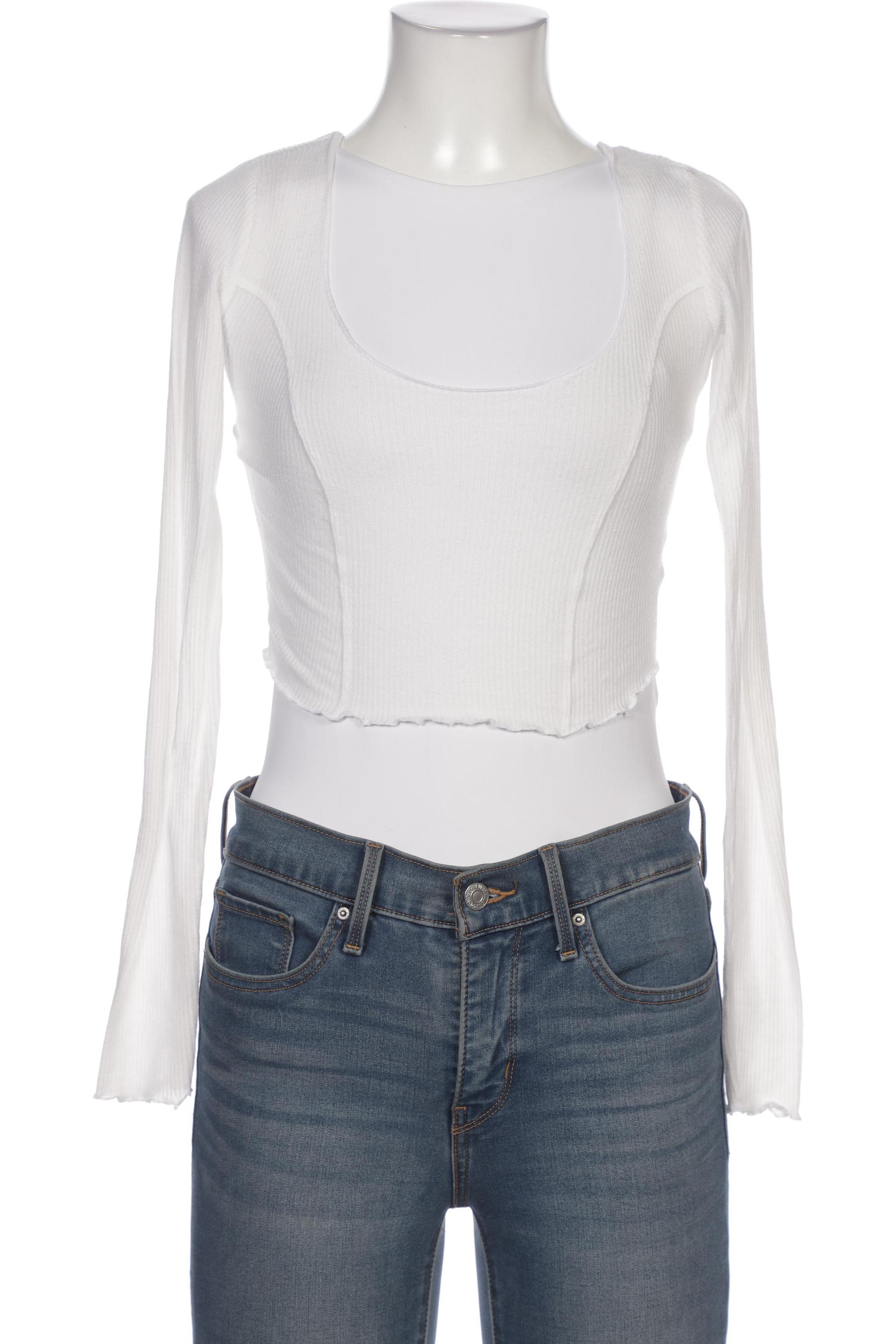 

Urban Outfitters Damen Langarmshirt, weiß, Gr. 34