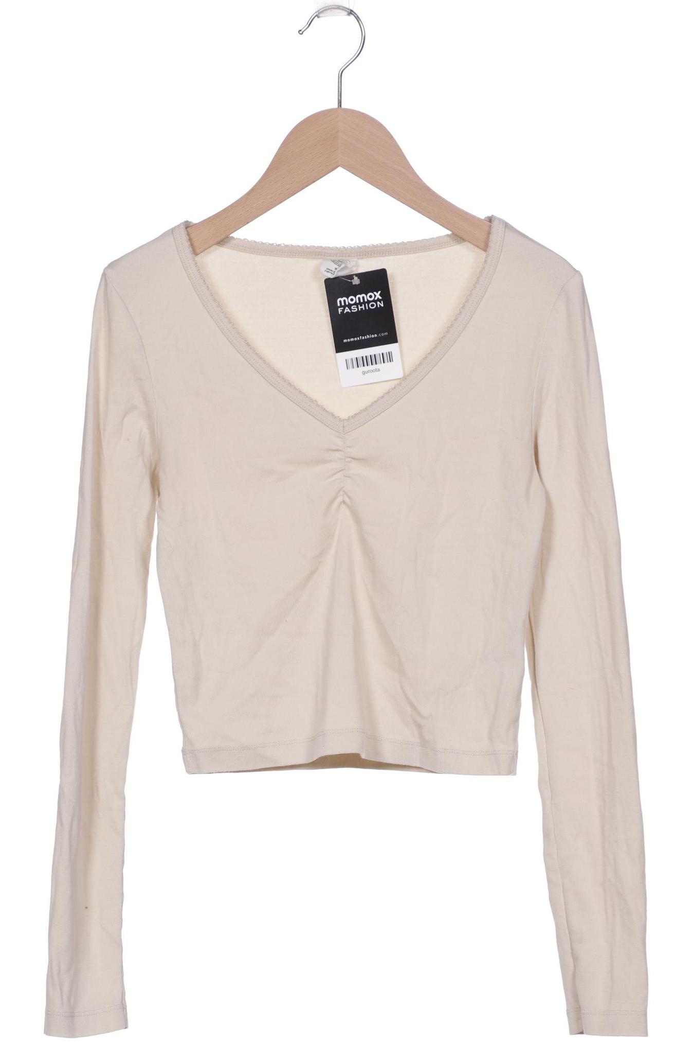 

Urban Outfitters Damen Langarmshirt, cremeweiß, Gr. 36