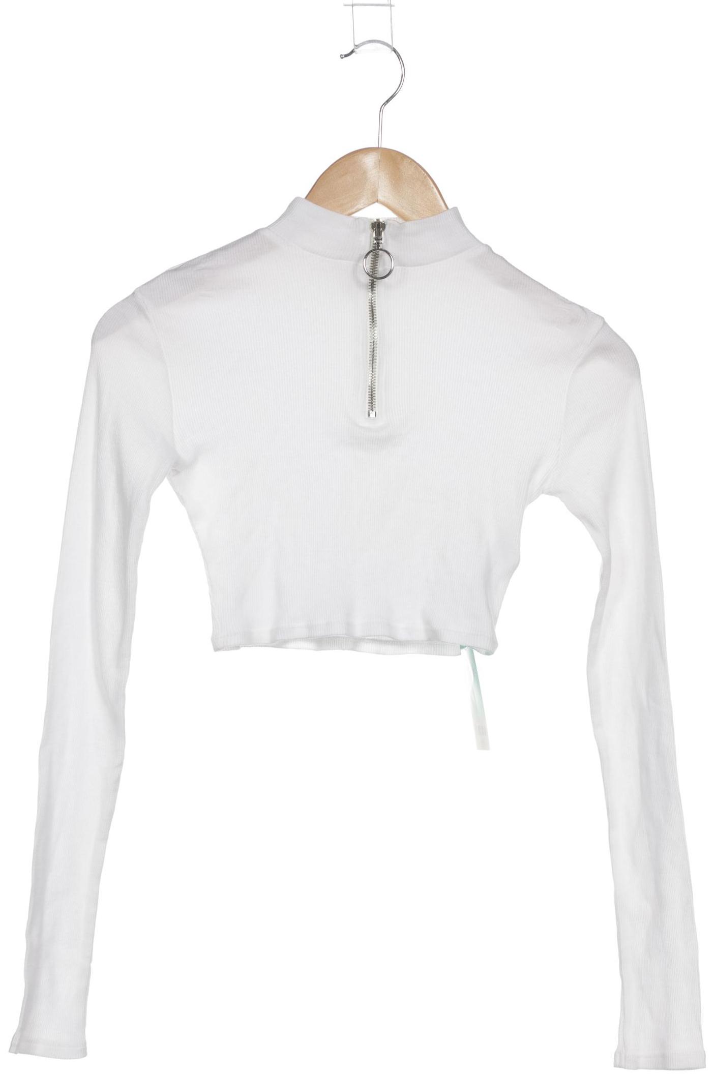 

Urban Outfitters Damen Langarmshirt, weiß, Gr. 34