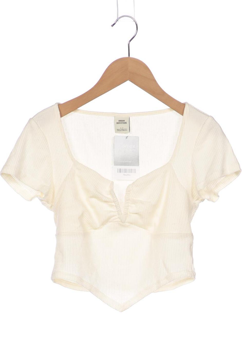 

Urban Outfitters Damen T-Shirt, cremeweiß, Gr. 36
