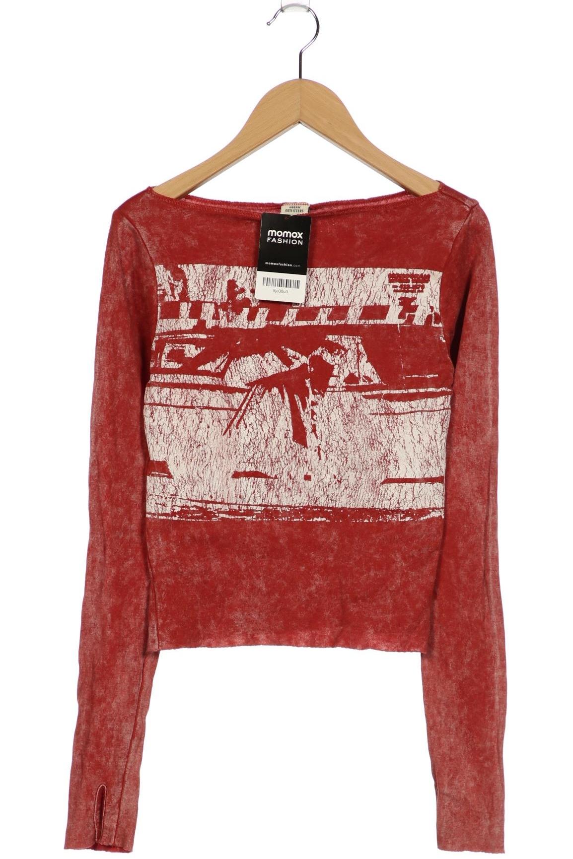 

Urban Outfitters Damen Langarmshirt, rot, Gr. 36