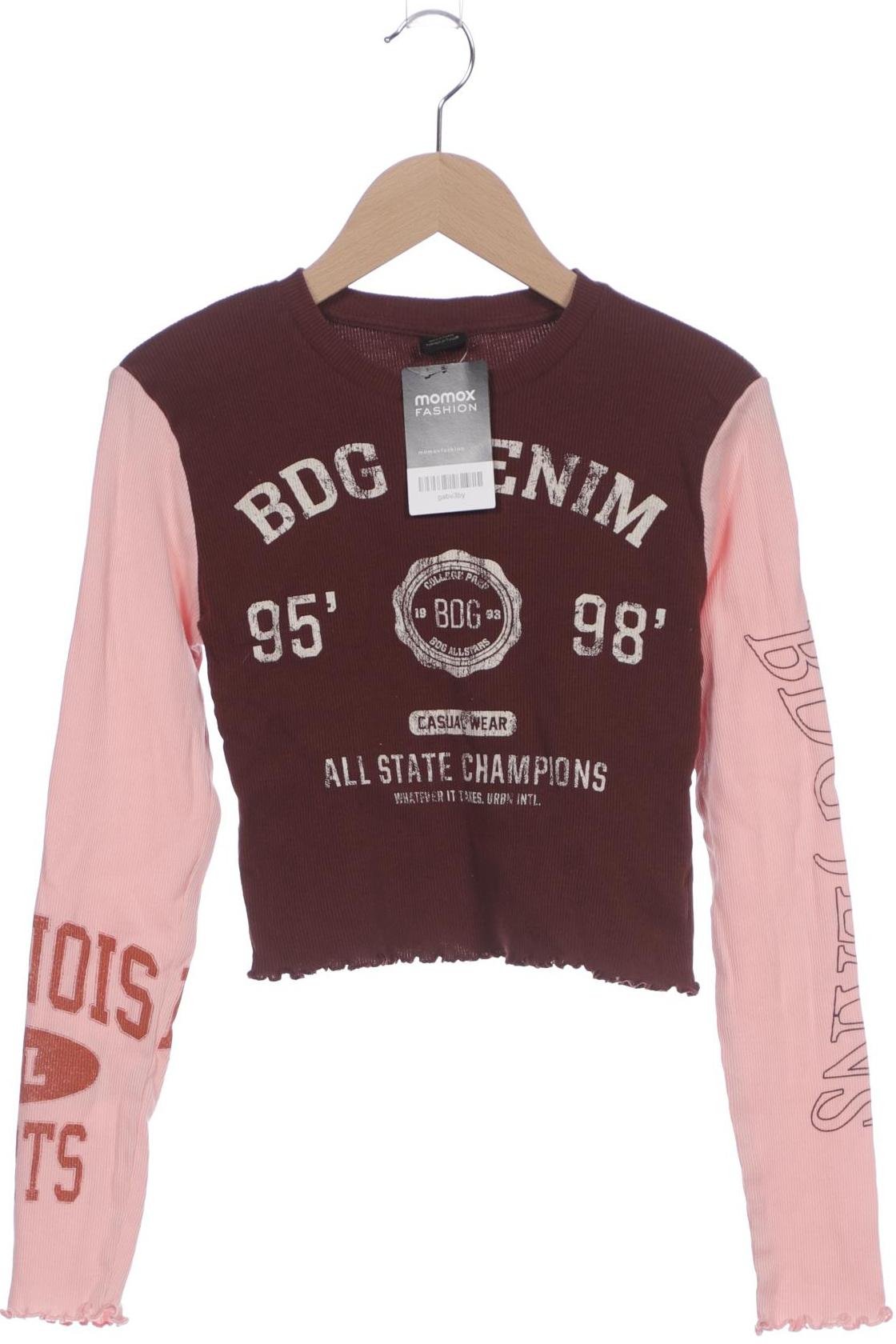 

Urban Outfitters Damen Langarmshirt, bordeaux, Gr. 34