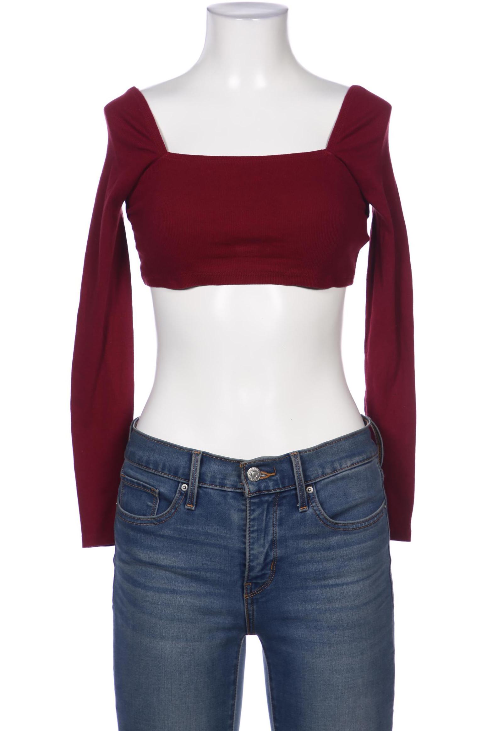 

Urban Outfitters Damen Langarmshirt, bordeaux, Gr. 36