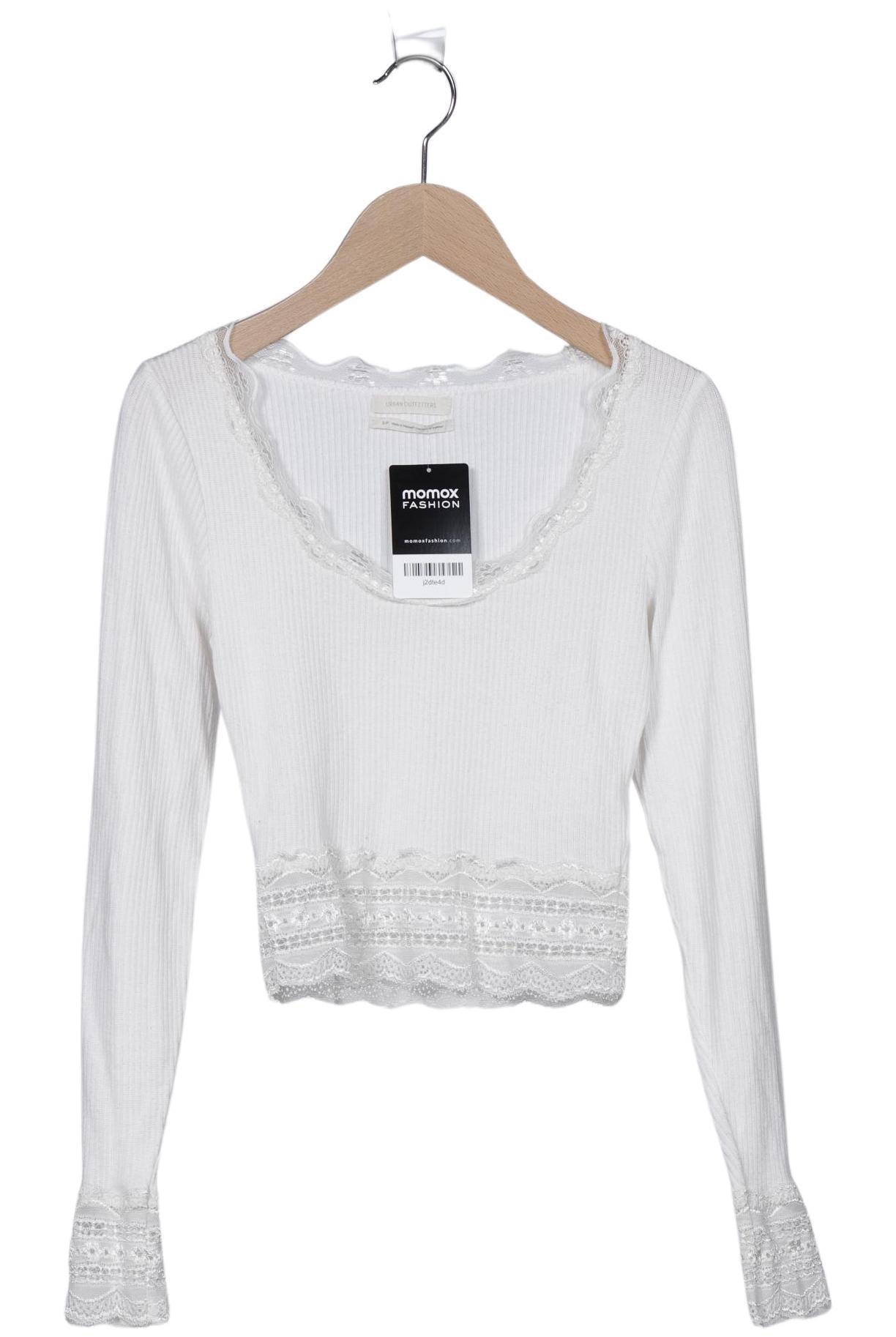 

Urban Outfitters Damen Langarmshirt, weiß, Gr. 36
