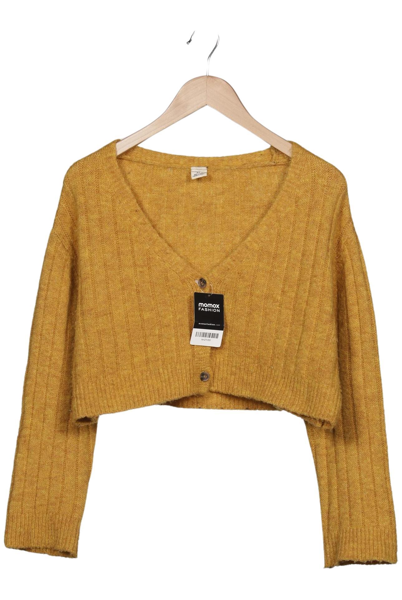 

Urban Outfitters Damen Strickjacke, gelb, Gr. 36