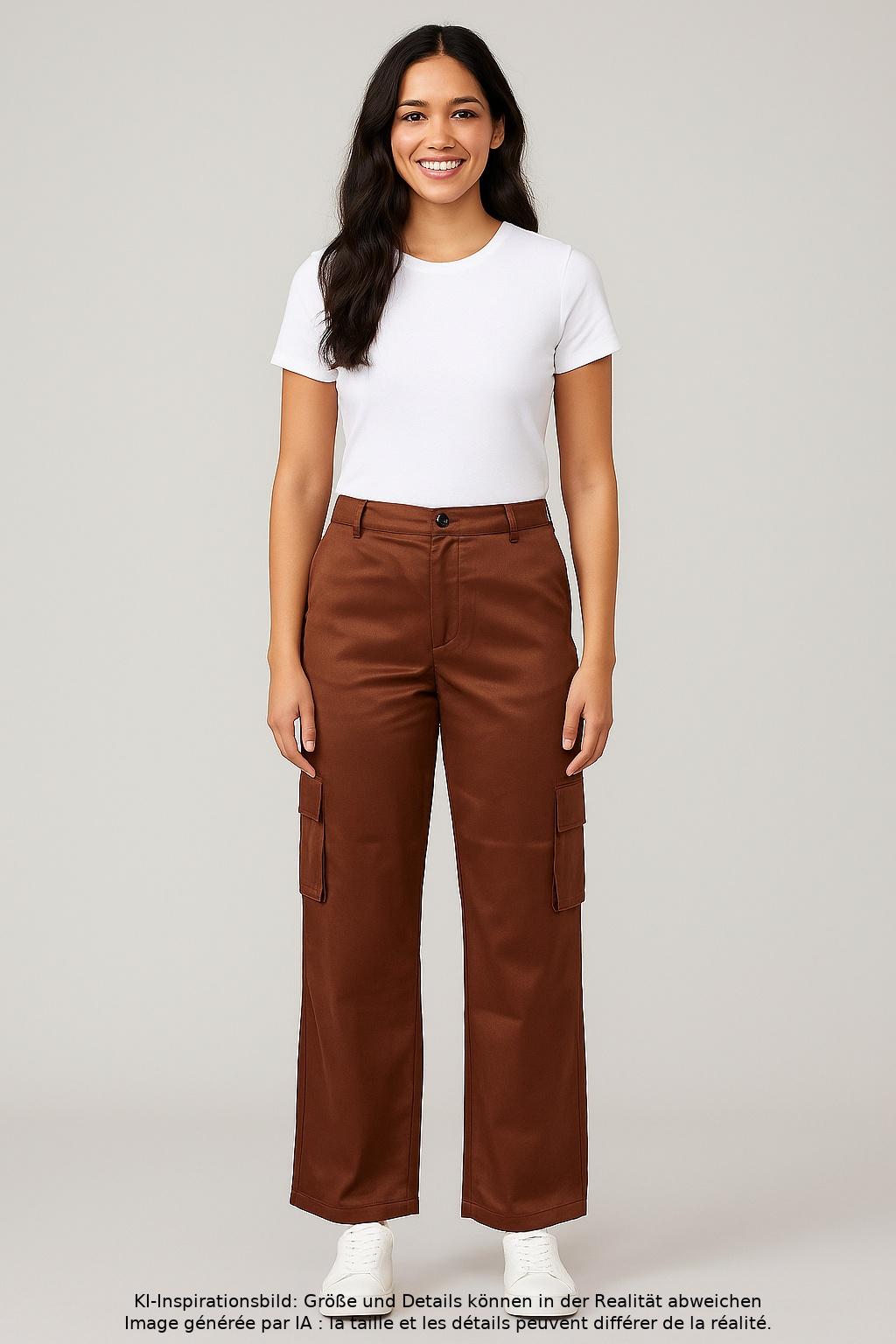 

Urban Outfitters Damen Stoffhose, braun, Gr. 10